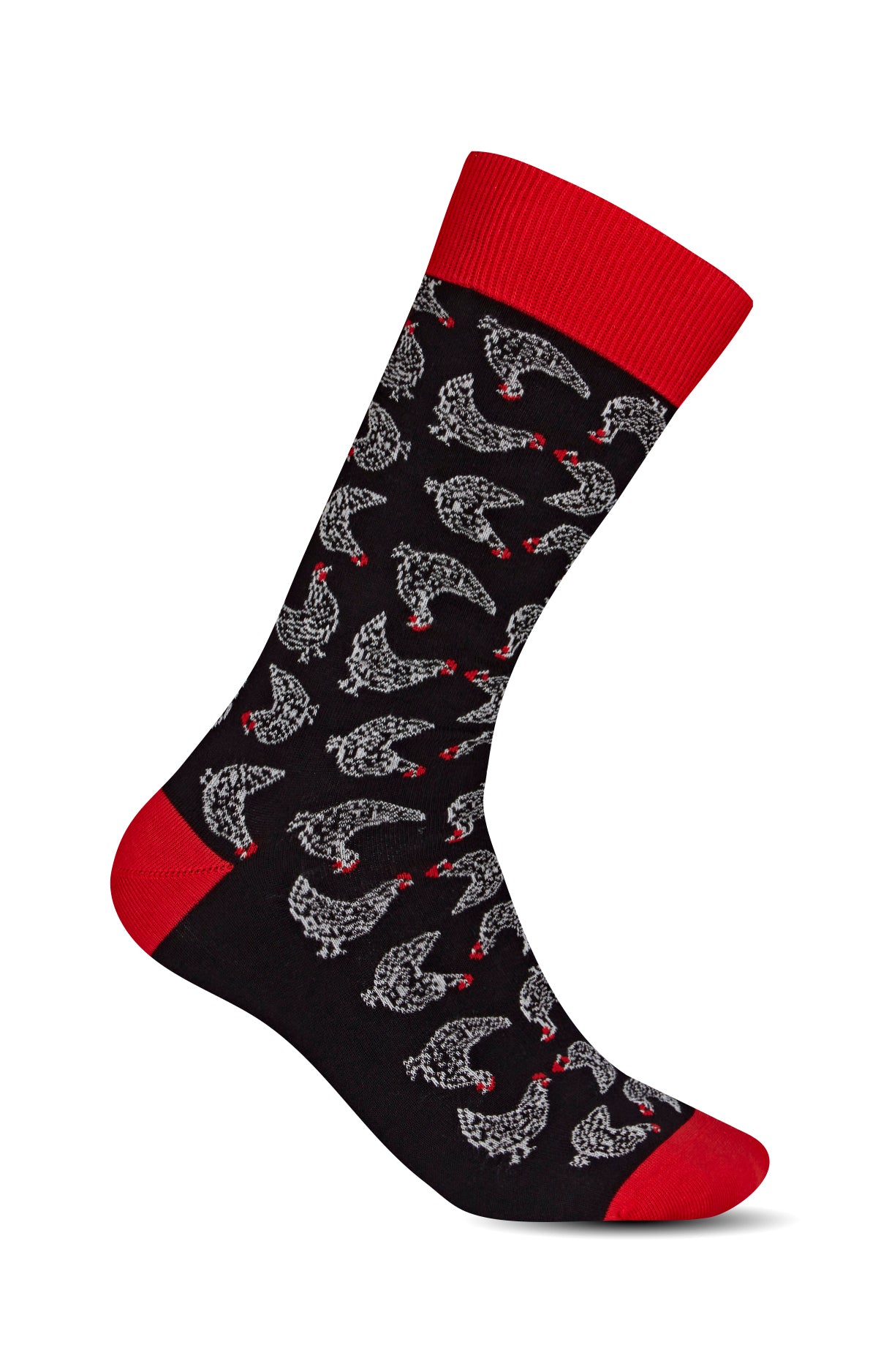 Chaussettes Homme Poules Noir 1