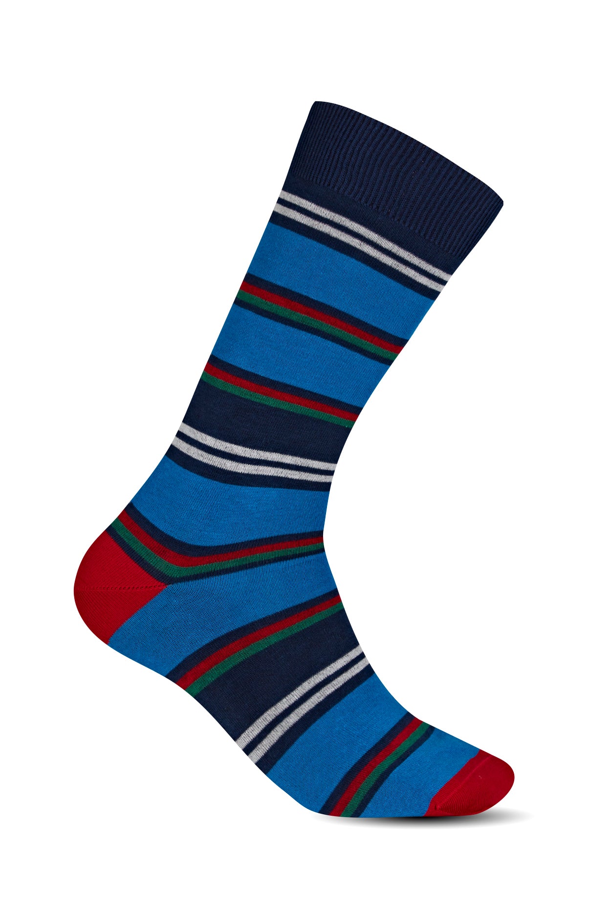 Chaussettes Homme Rayes Gris 2