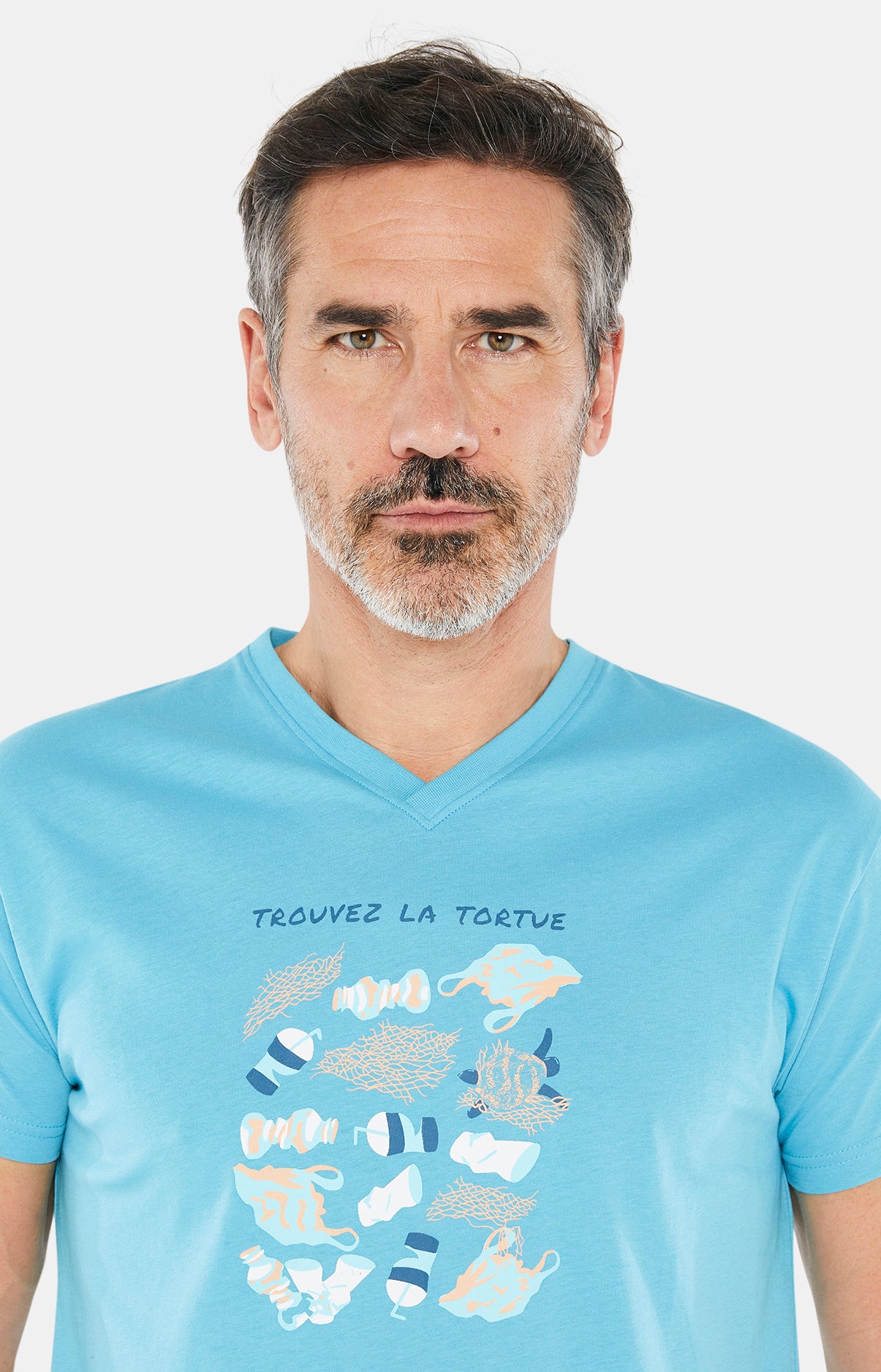 Pyjashort Homme Tortue Bleu 10