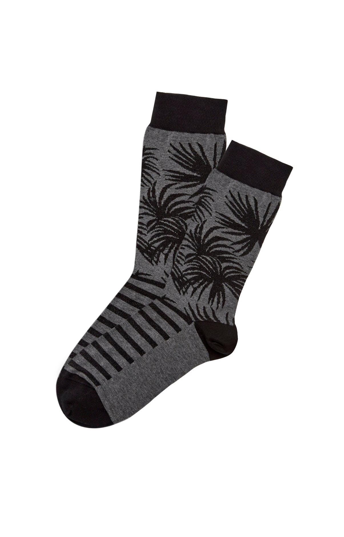Chaussettes Homme Palmier Gris 1