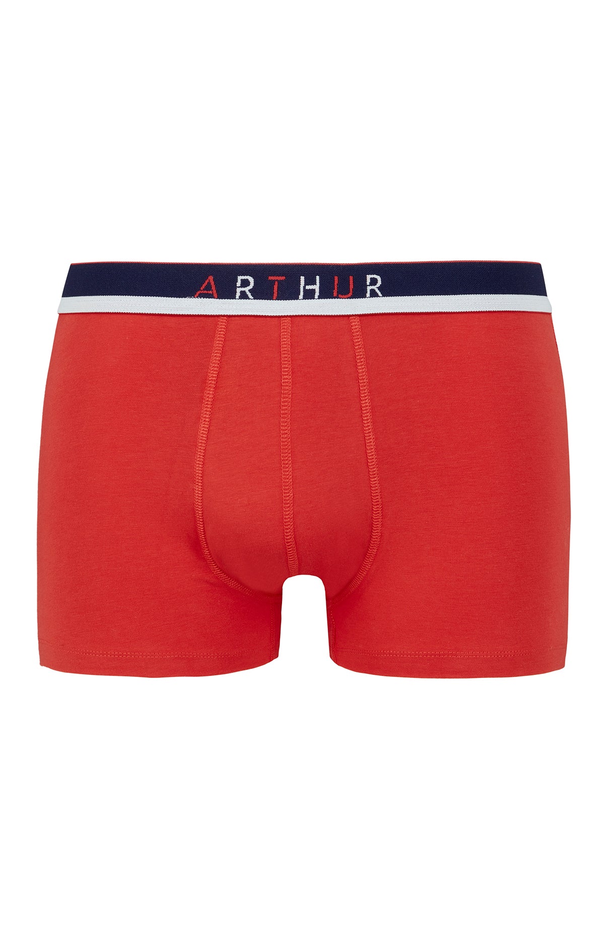 Boxer Slippé Homme Coton Rouge 13
