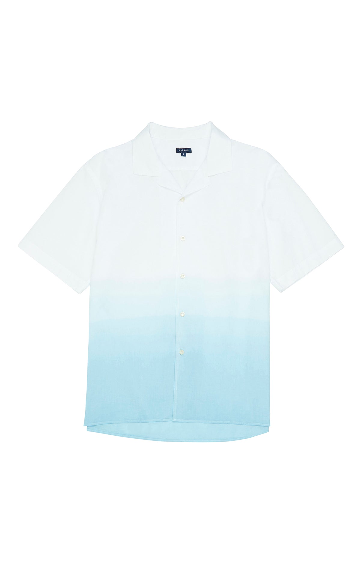 Chemise Homme manches courtes Tie & Dye Bleu 3