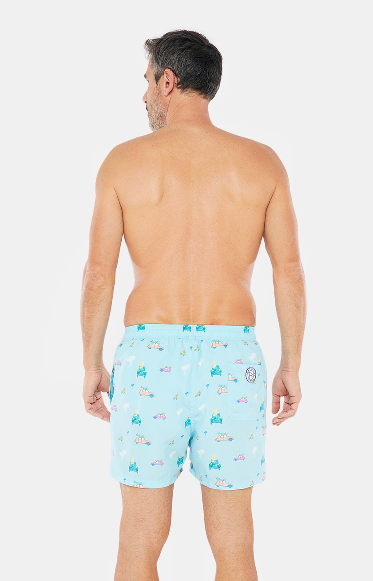 Short de bain Homme 2CV Bleu 5