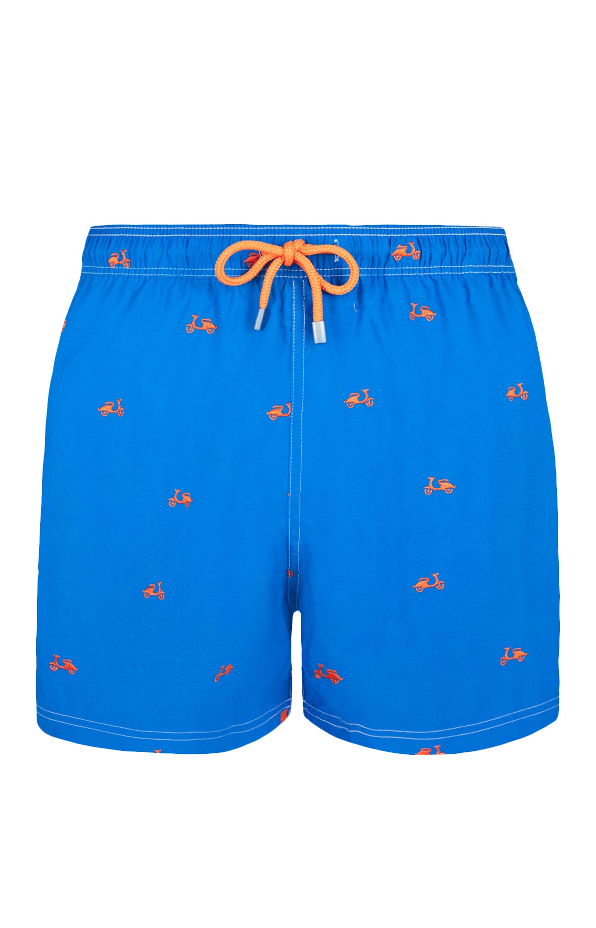Short de bain Homme brodé Scooter Bleu 3