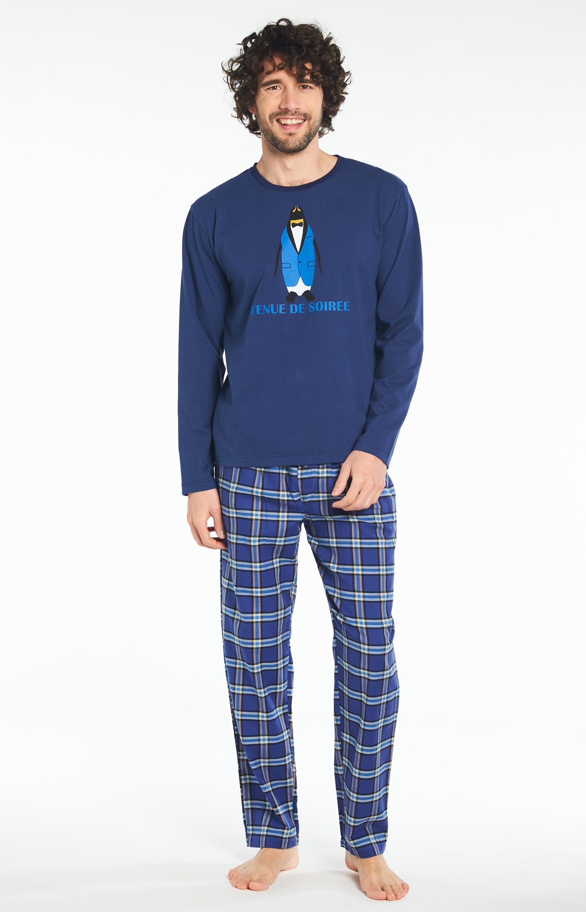 Pyjama long Homme Tenue de Soirée Marine 1
