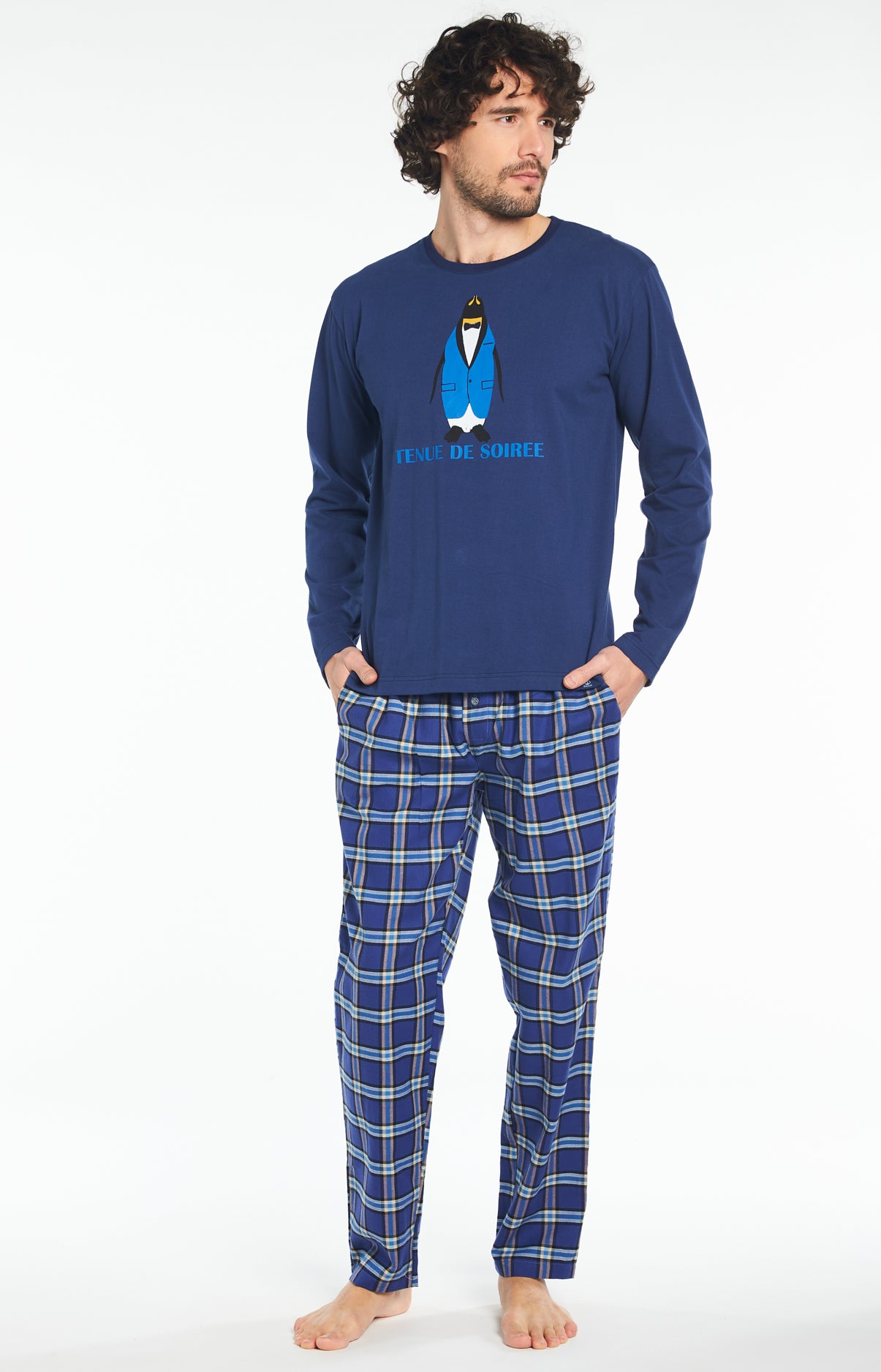 Pyjama long Homme Tenue de Soirée Marine 2