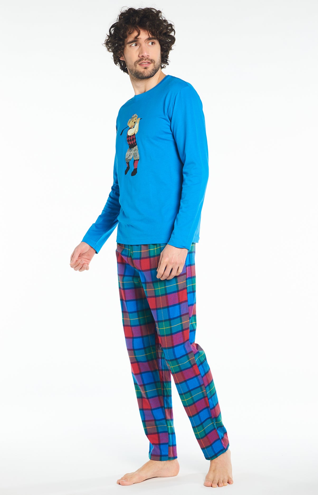 Pyjama long Homme Green de Champion Multicolore 4