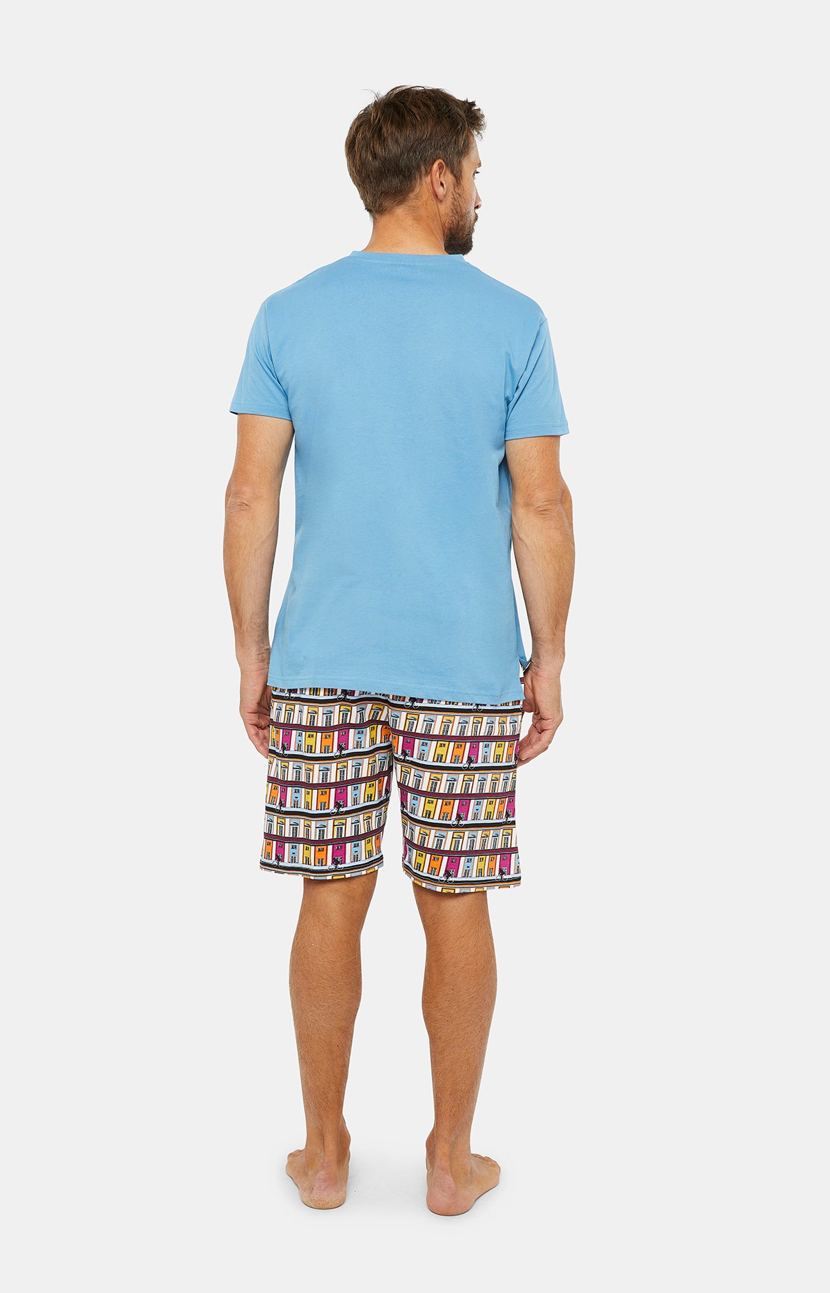 Pyjashort Homme Amsterdam Bleu 4