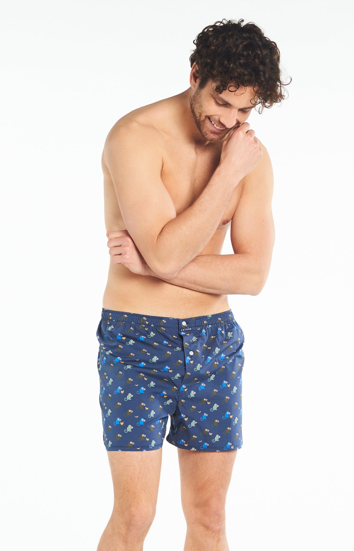 Caleçon Le Français Homme Monkey Marine 5