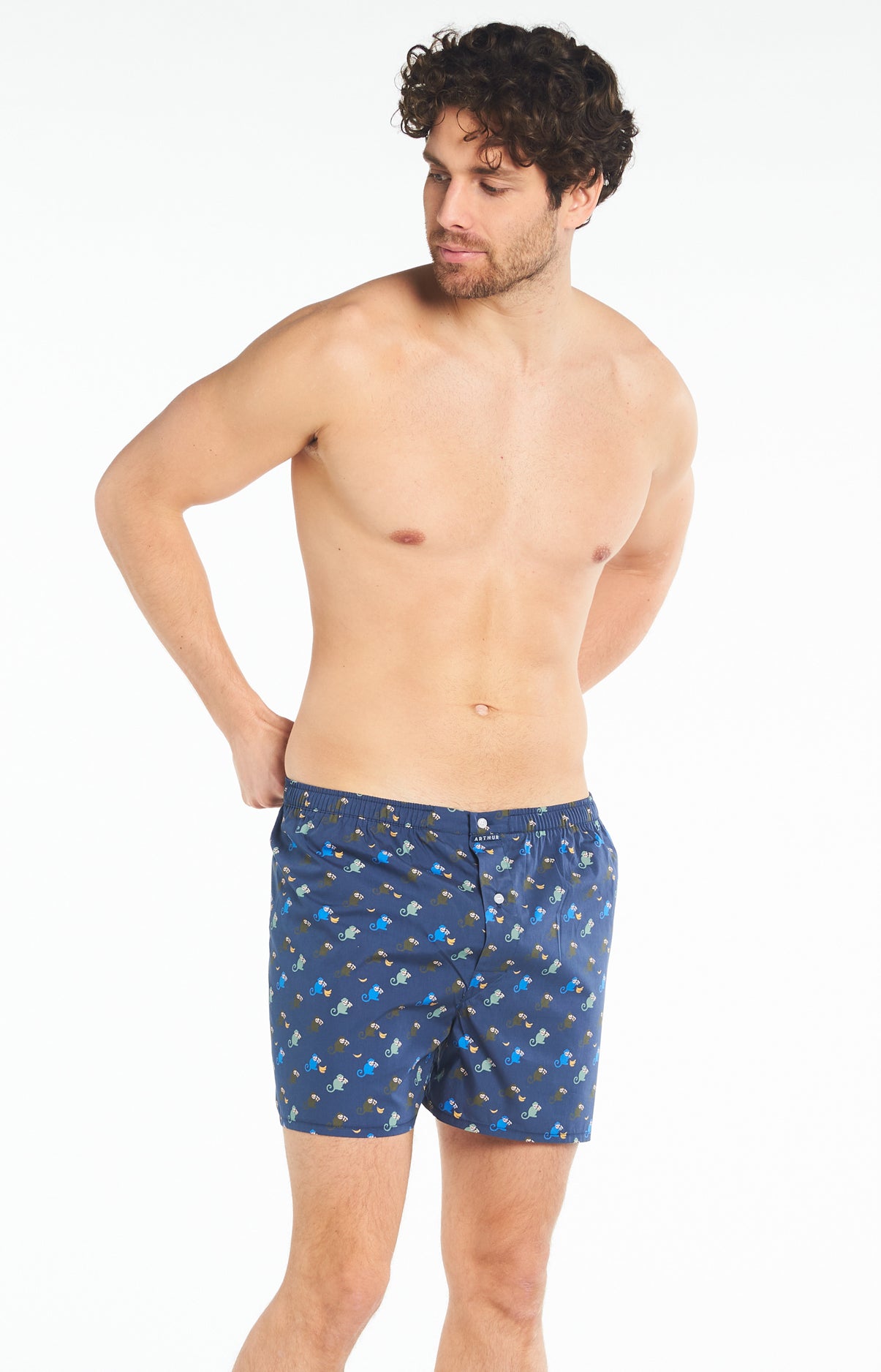 Caleçon Le Français Homme Monkey Marine 6