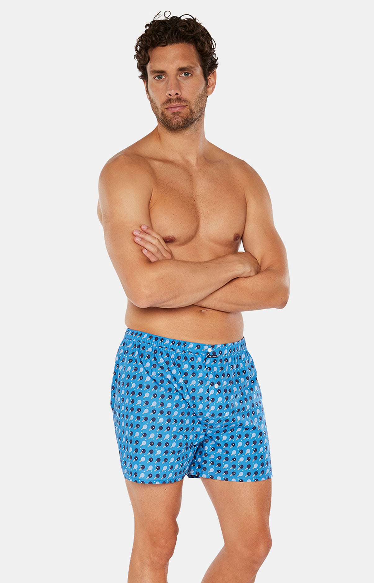 Caleçon classique Homme Ping Pong Bleu 2