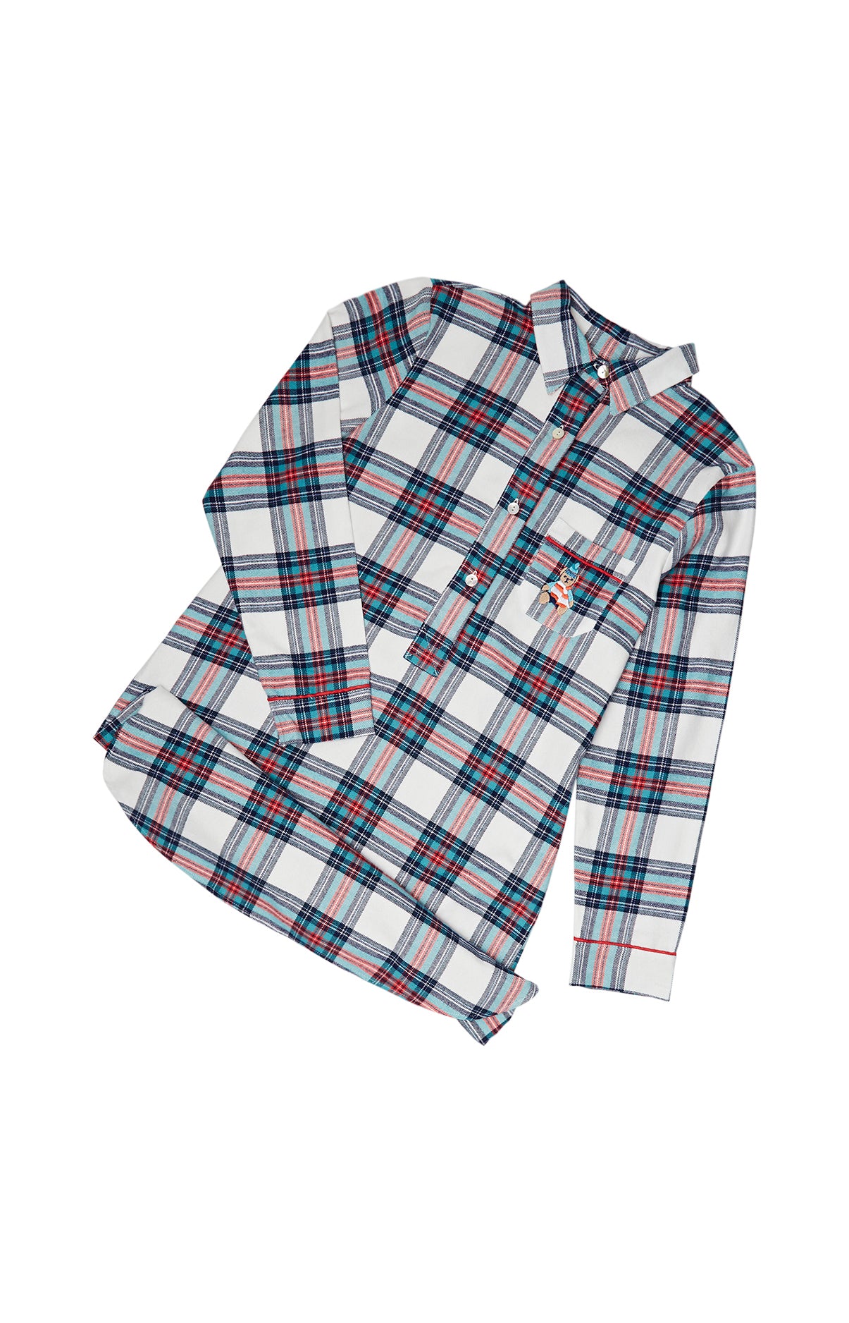 Chemise de nuit Grand-Père Femme Logan Neige Blanc et Ivoire 3