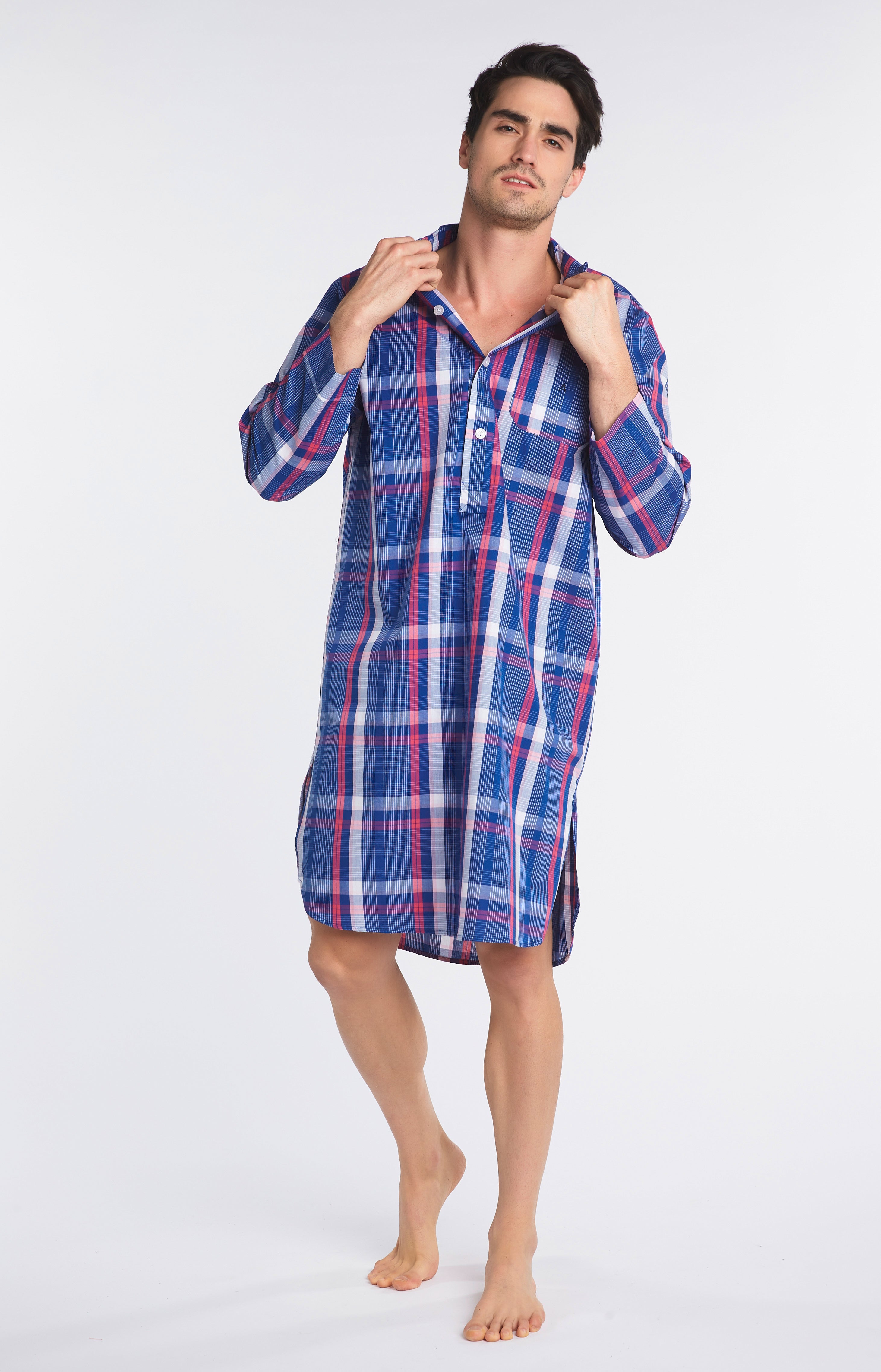 Chemise de nuit Grand-Père Homme Opéra Marine 1