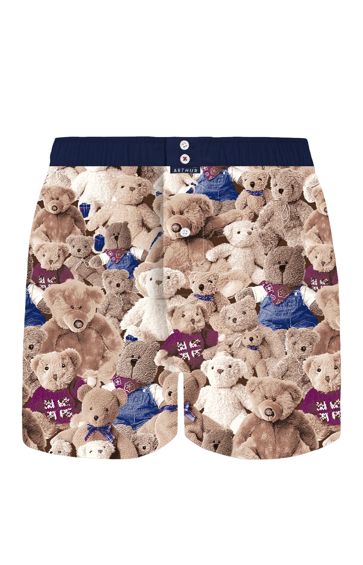 Caleçon avec suspensoir Homme Le Club n°1015 Beige et Marron 3