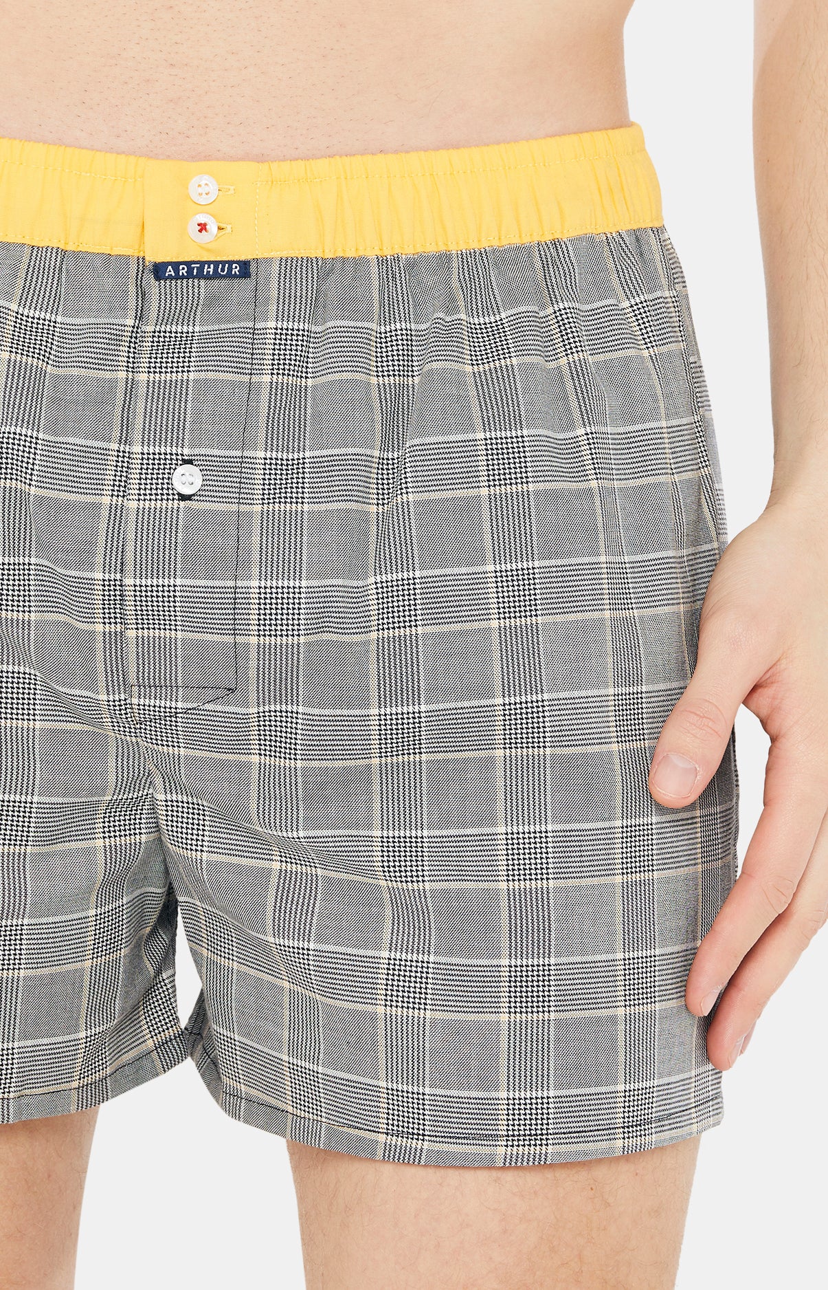 Caleçon avec suspensoir Homme Le Club n°995 Gris 2