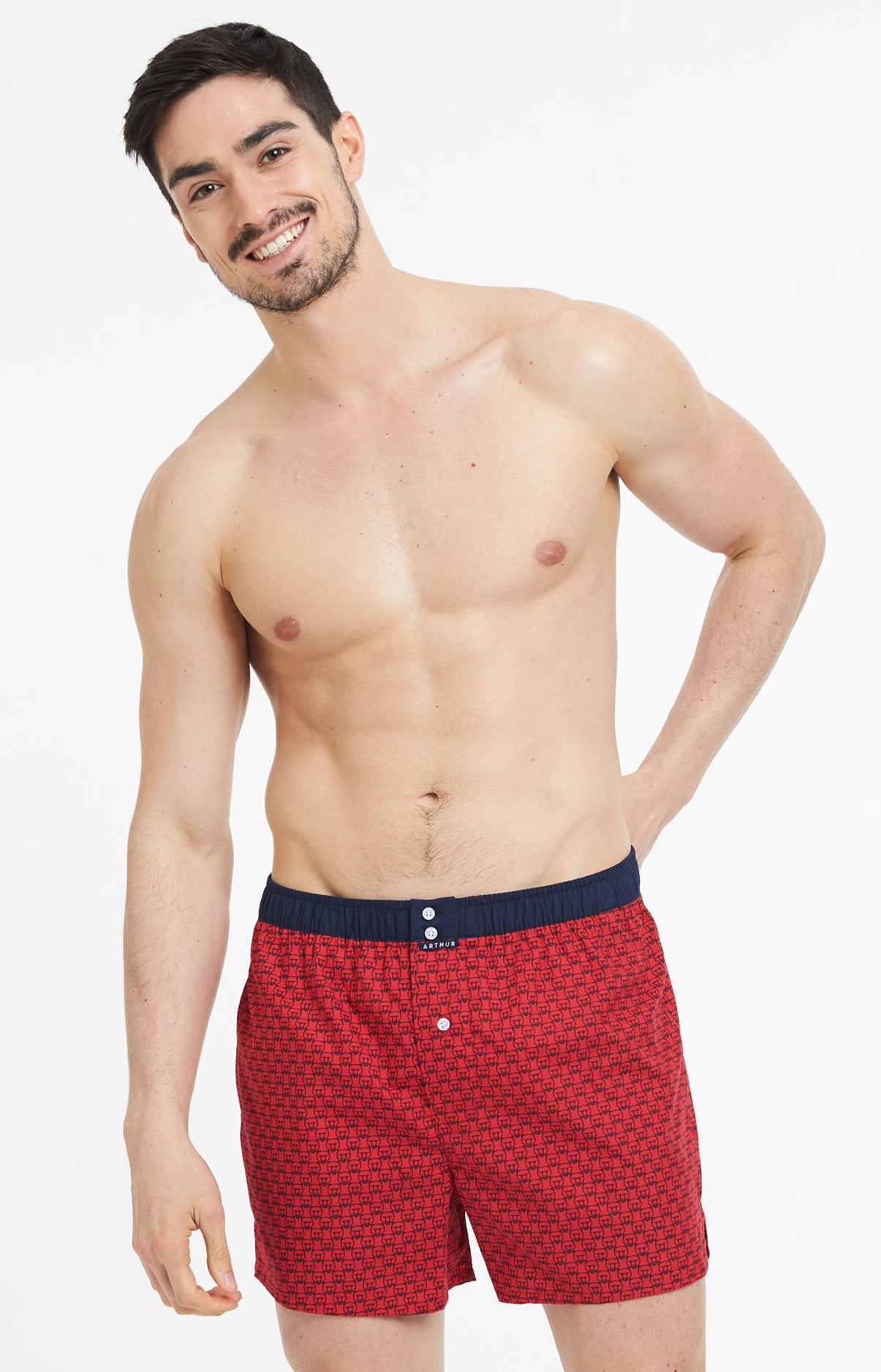 Caleçon avec suspensoir Homme Le Club n°003 Rouge 2