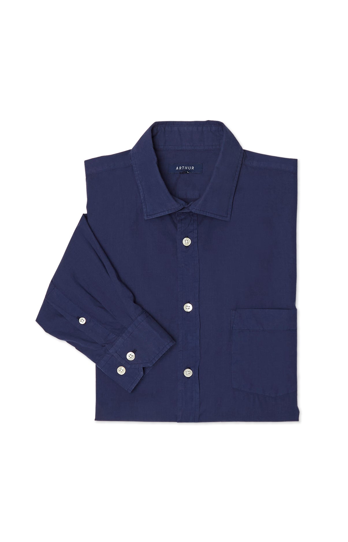Chemise unie Homme Vert 10