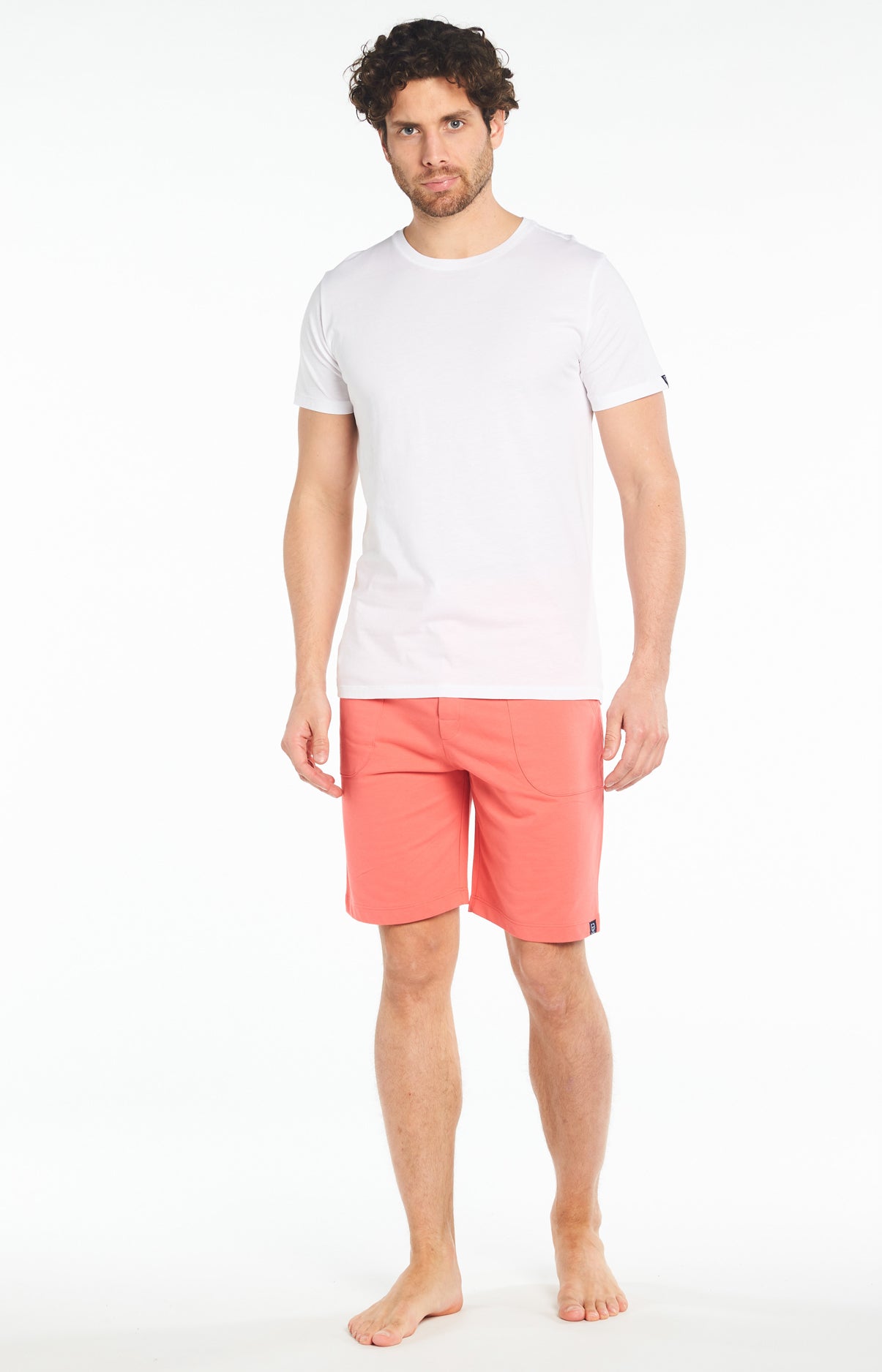Short Homme uni Fraise Rouge 2