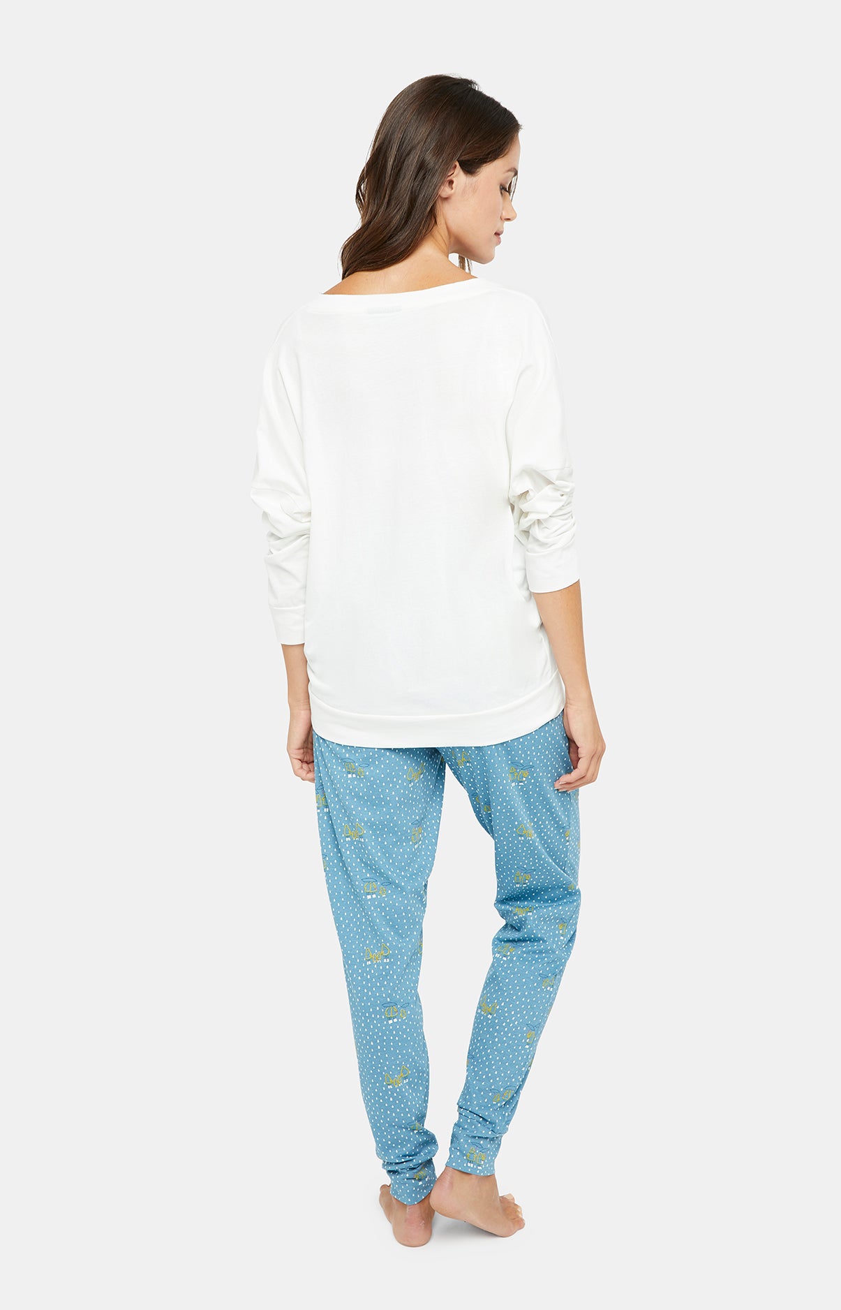 Pyjama long Femme Rain Bleu 18