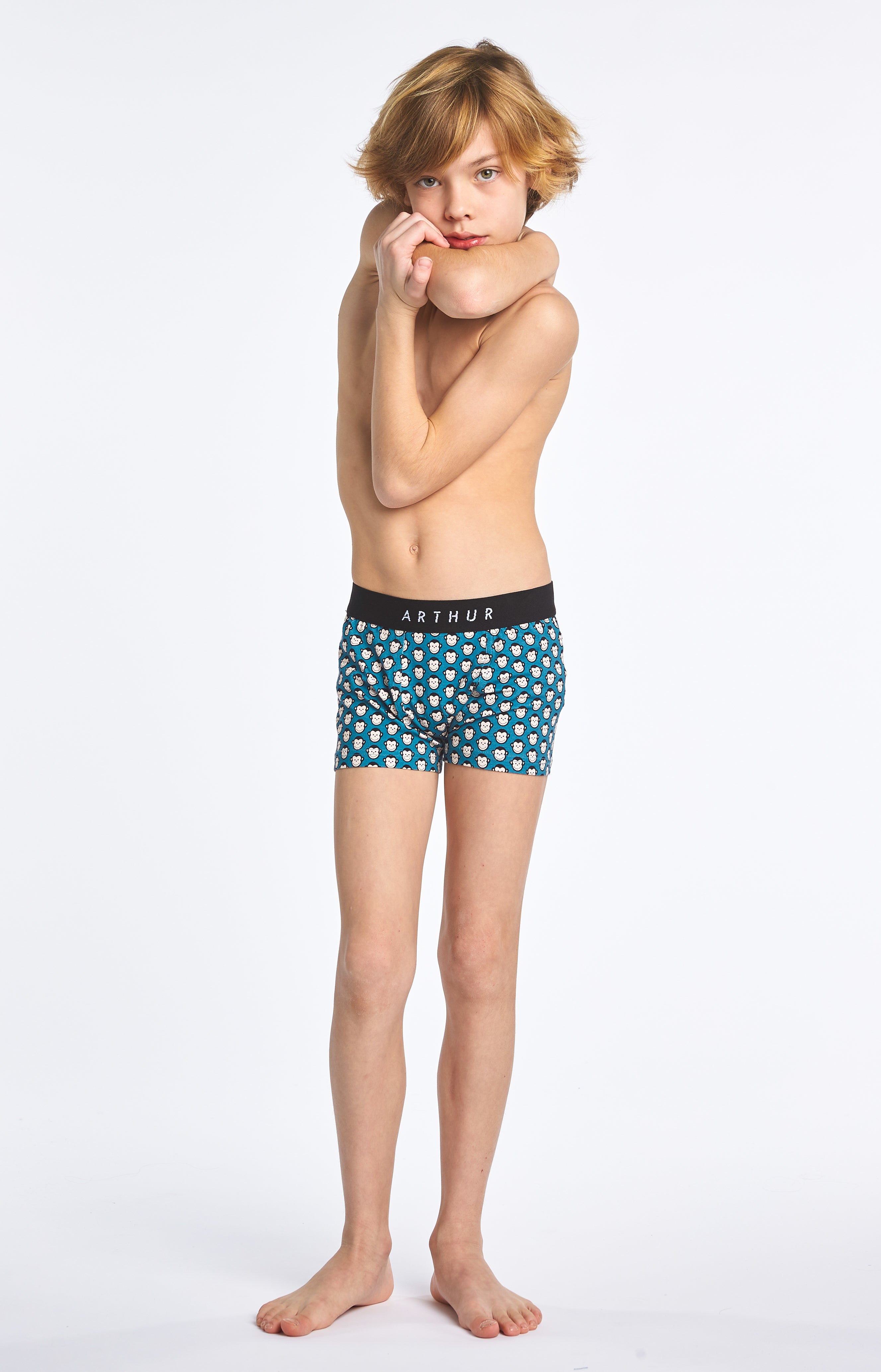 Boxer Enfant Gogo Femme Bleu 4