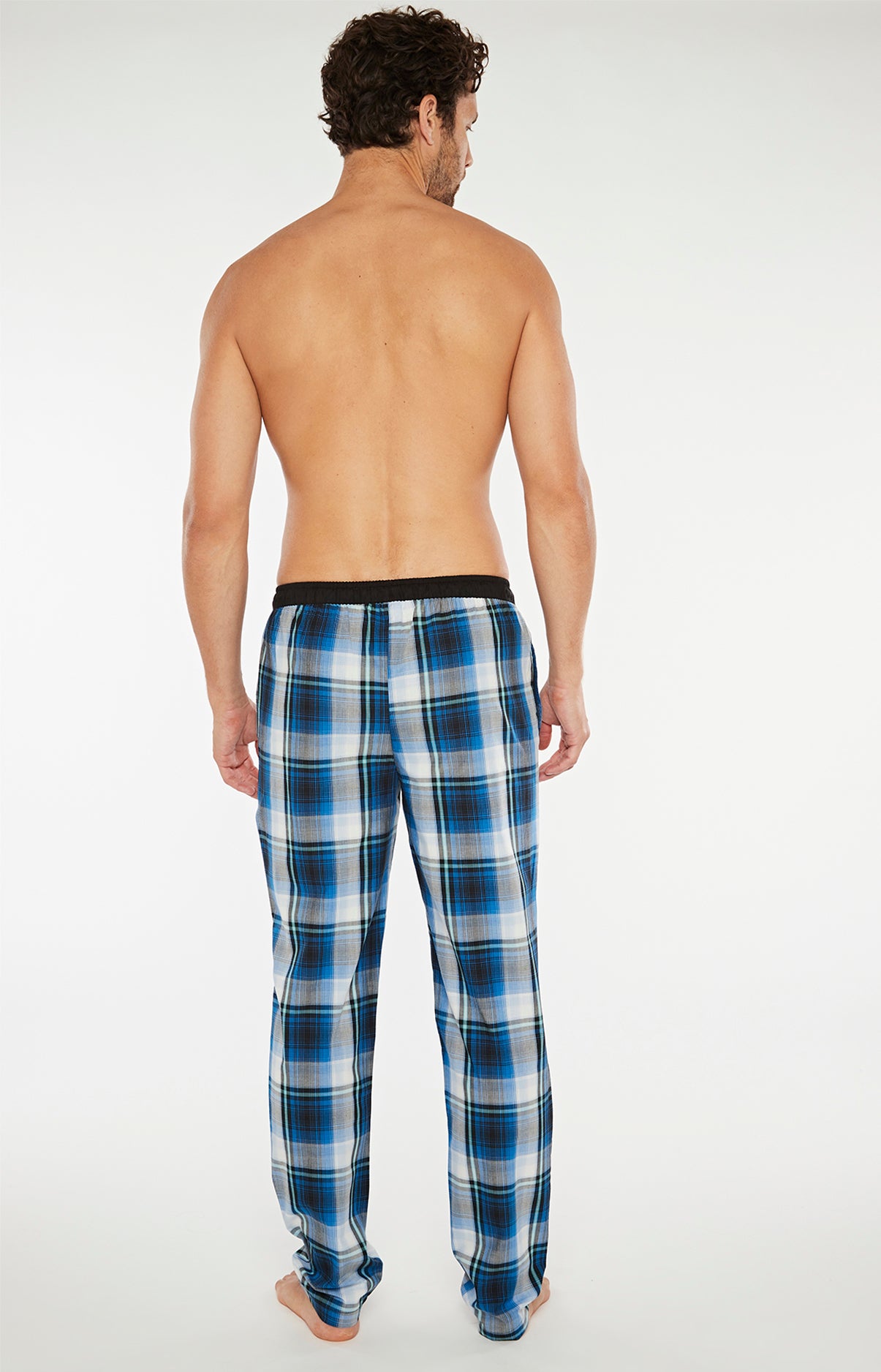 Pantalon Homme 917 carreaux Bleu 4