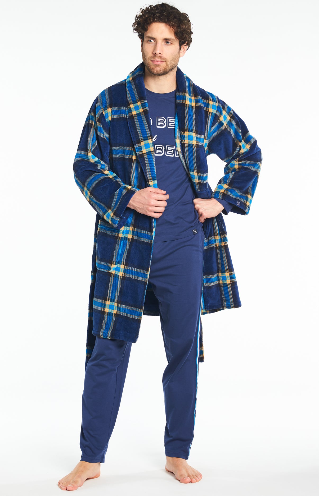 Robe de chambre Homme Tenue de Soirée Marine 2
