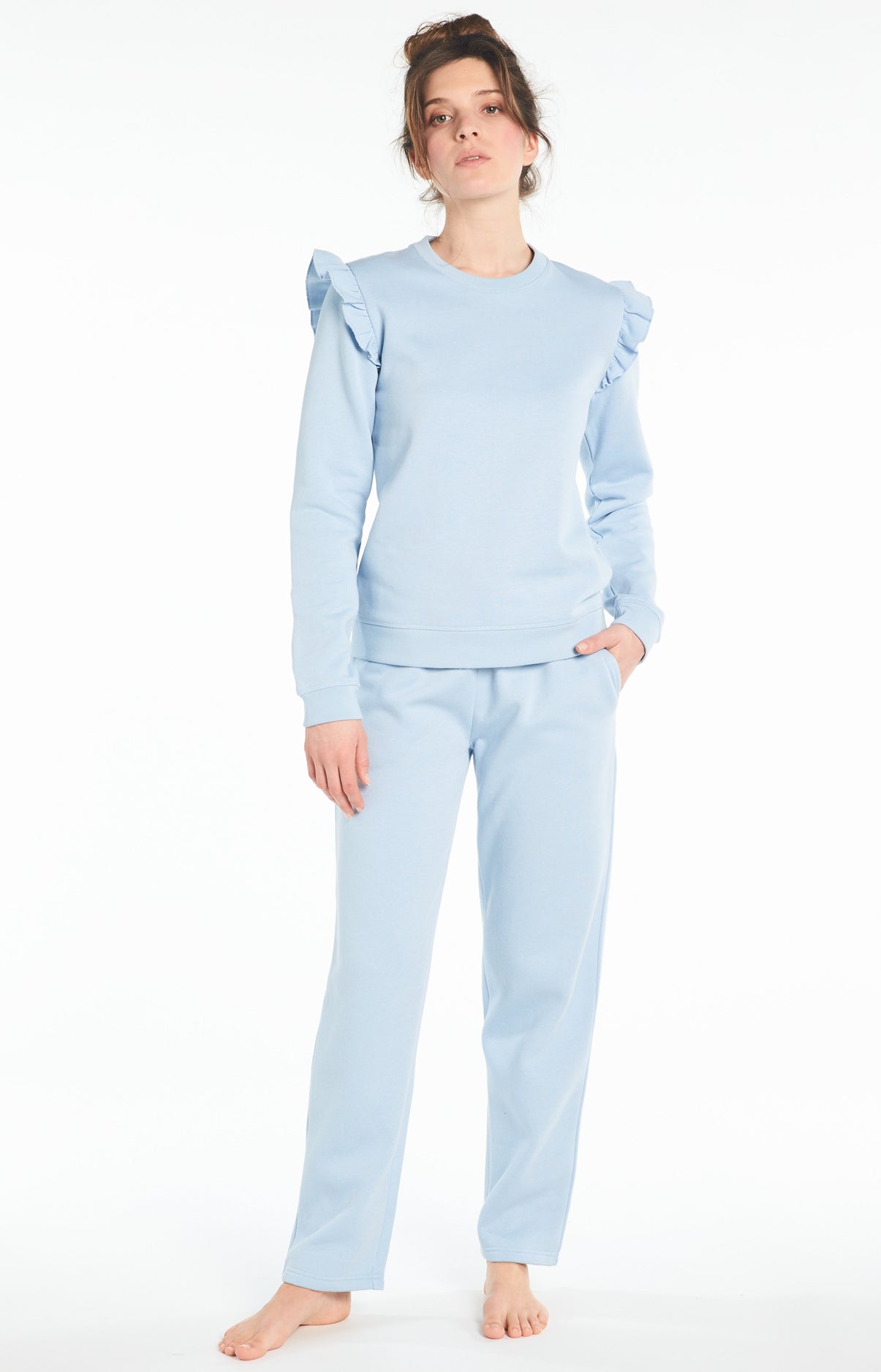Tee-shirt Femme Bleu 1
