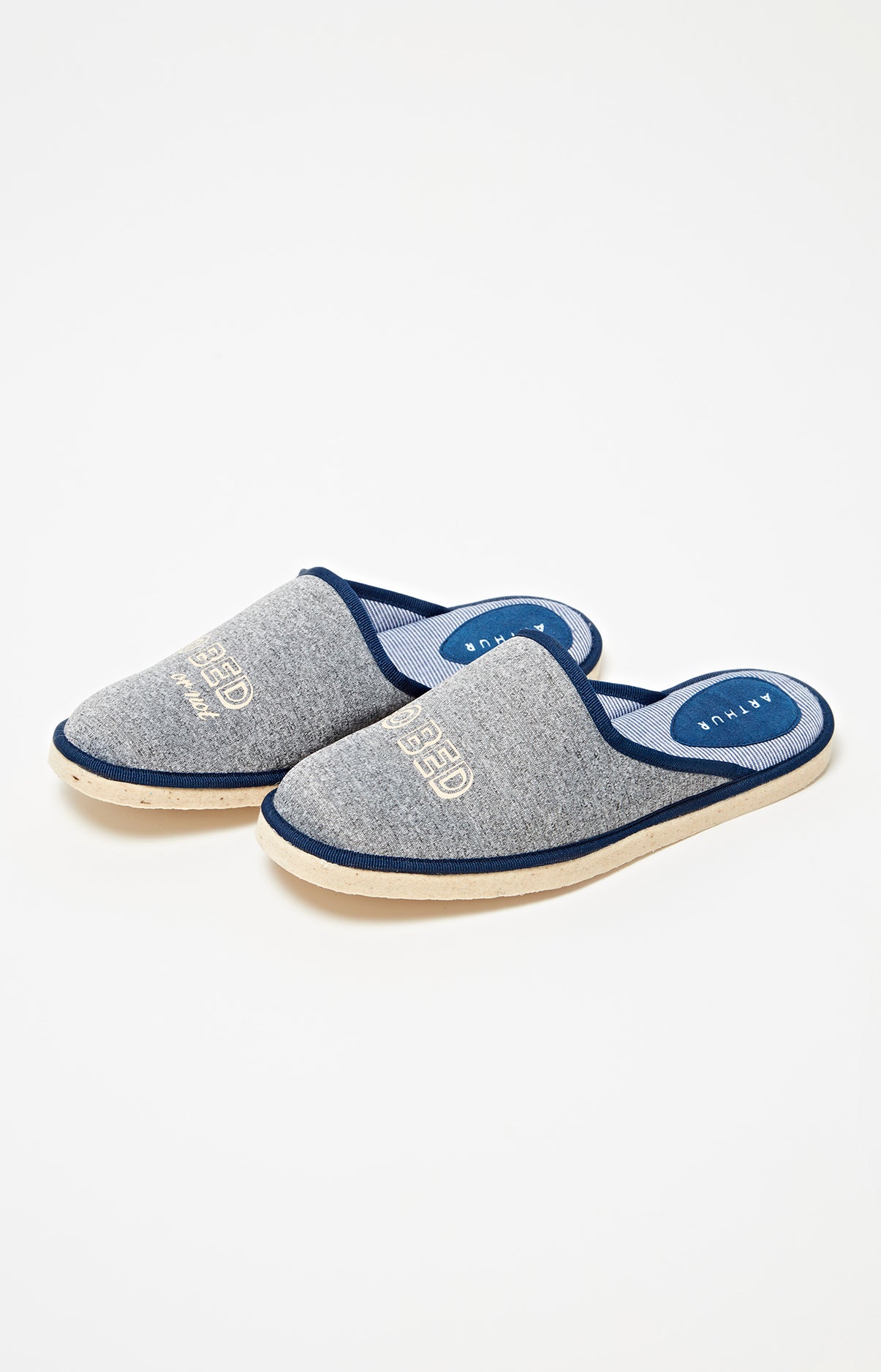 Mules Homme Bed or Not to Bed Gris 1