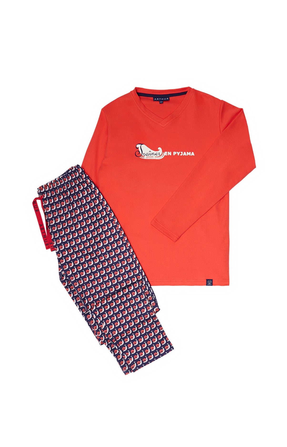 Pyjama long Enfant Slow Rouge 3