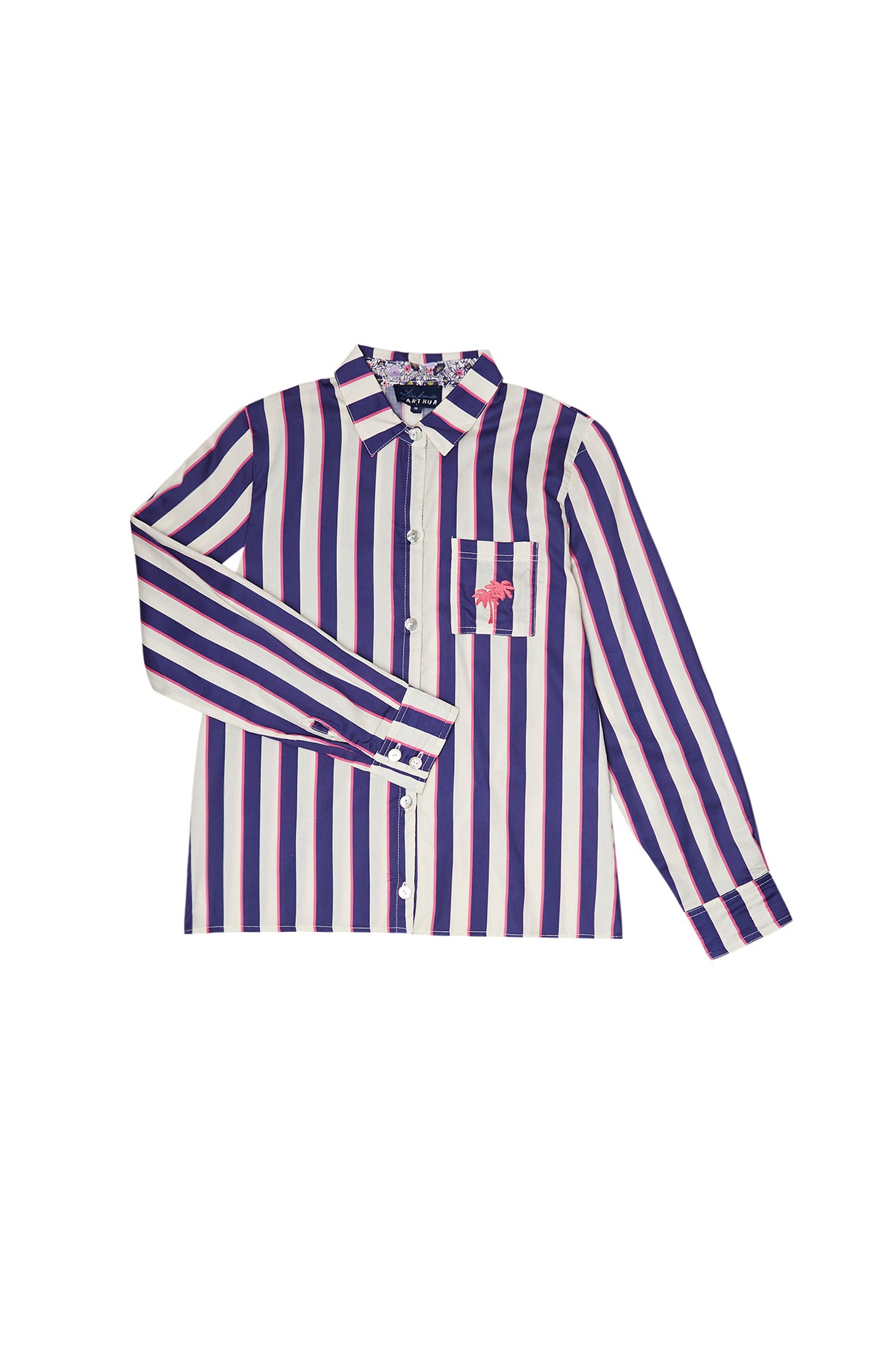 Chemise Femme Rayure Camille Bleu 3