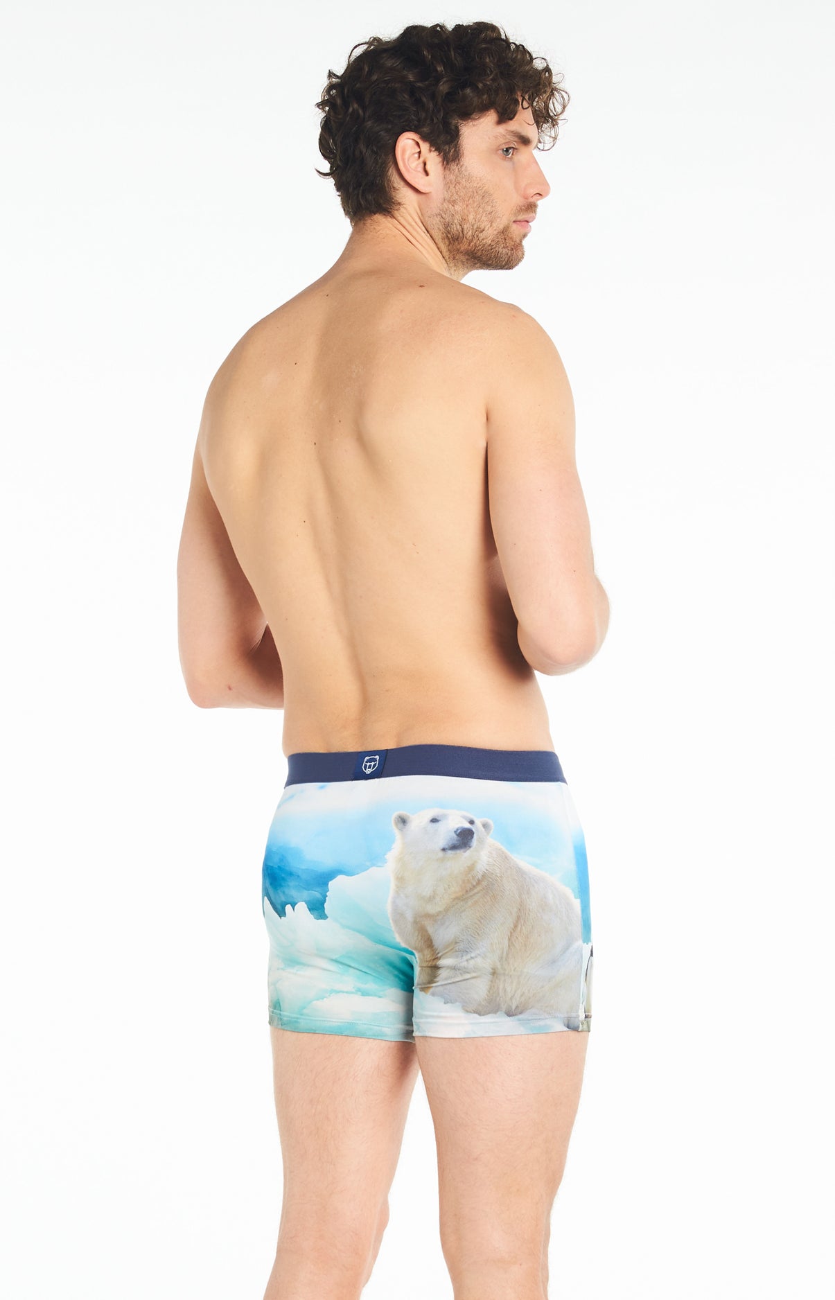 Boxer Homme Banquise Bleu 5