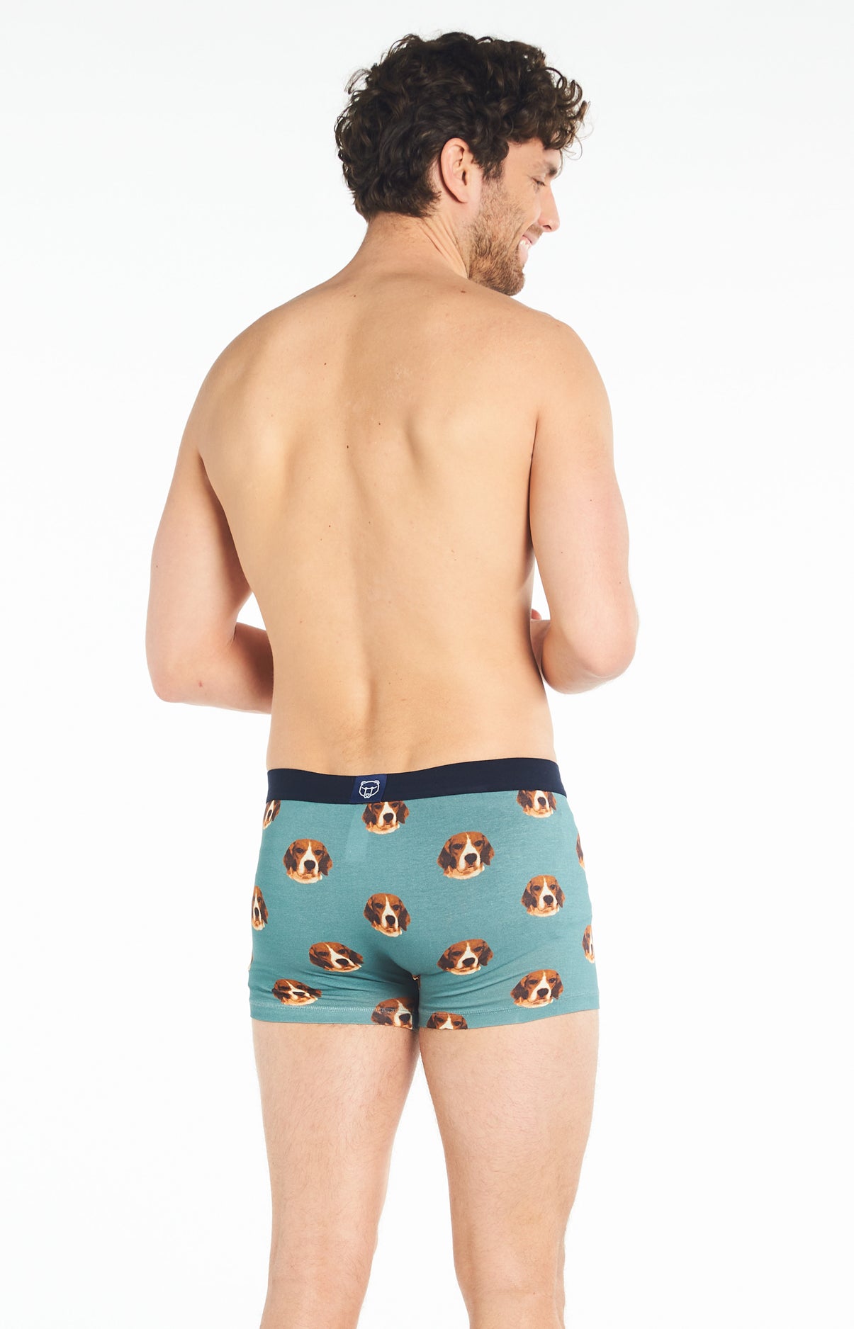 Boxer Homme Beagle Bleu 5