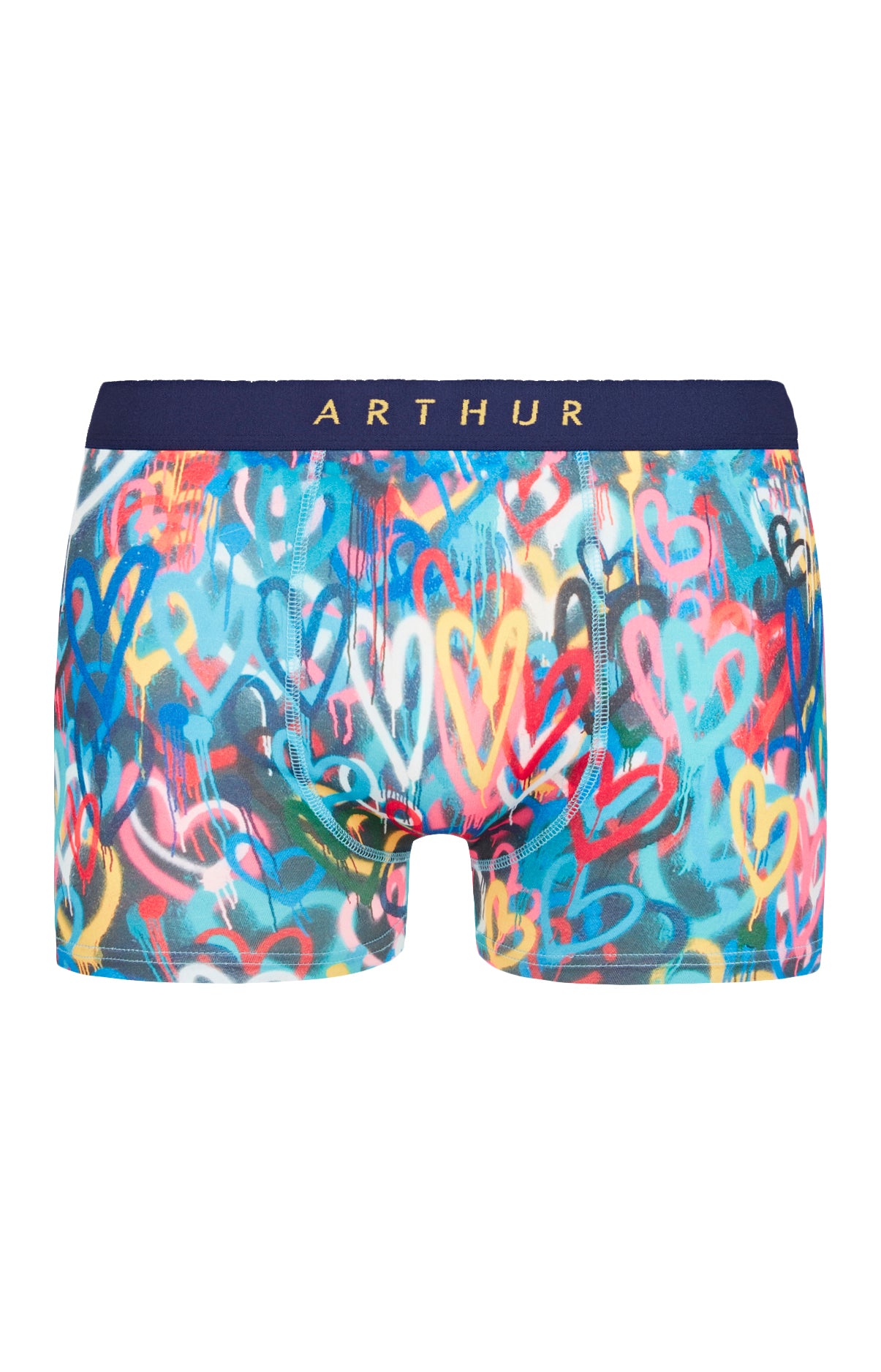 Boxer Homme Cœur Graffiti Multicolore 3
