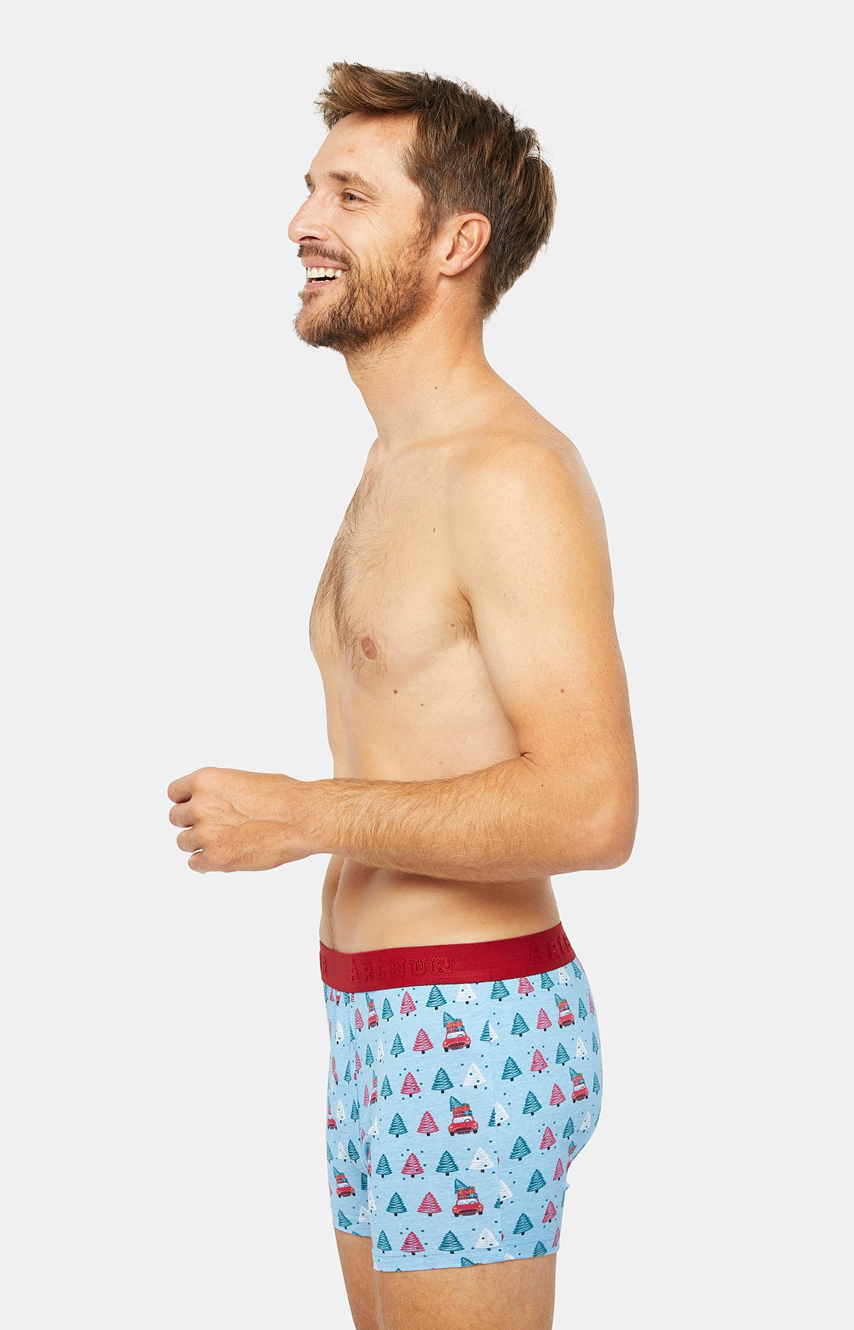 Boxer Homme Bleu 7