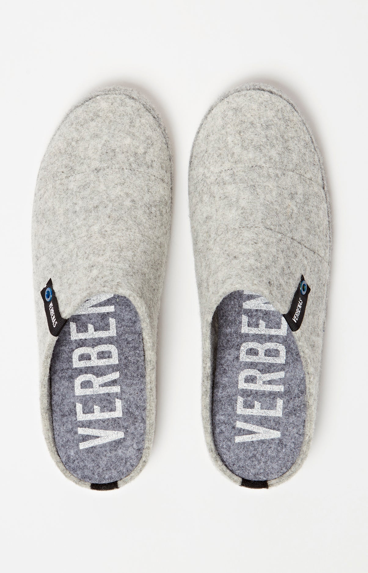 Mules Homme Feutre Gris 2
