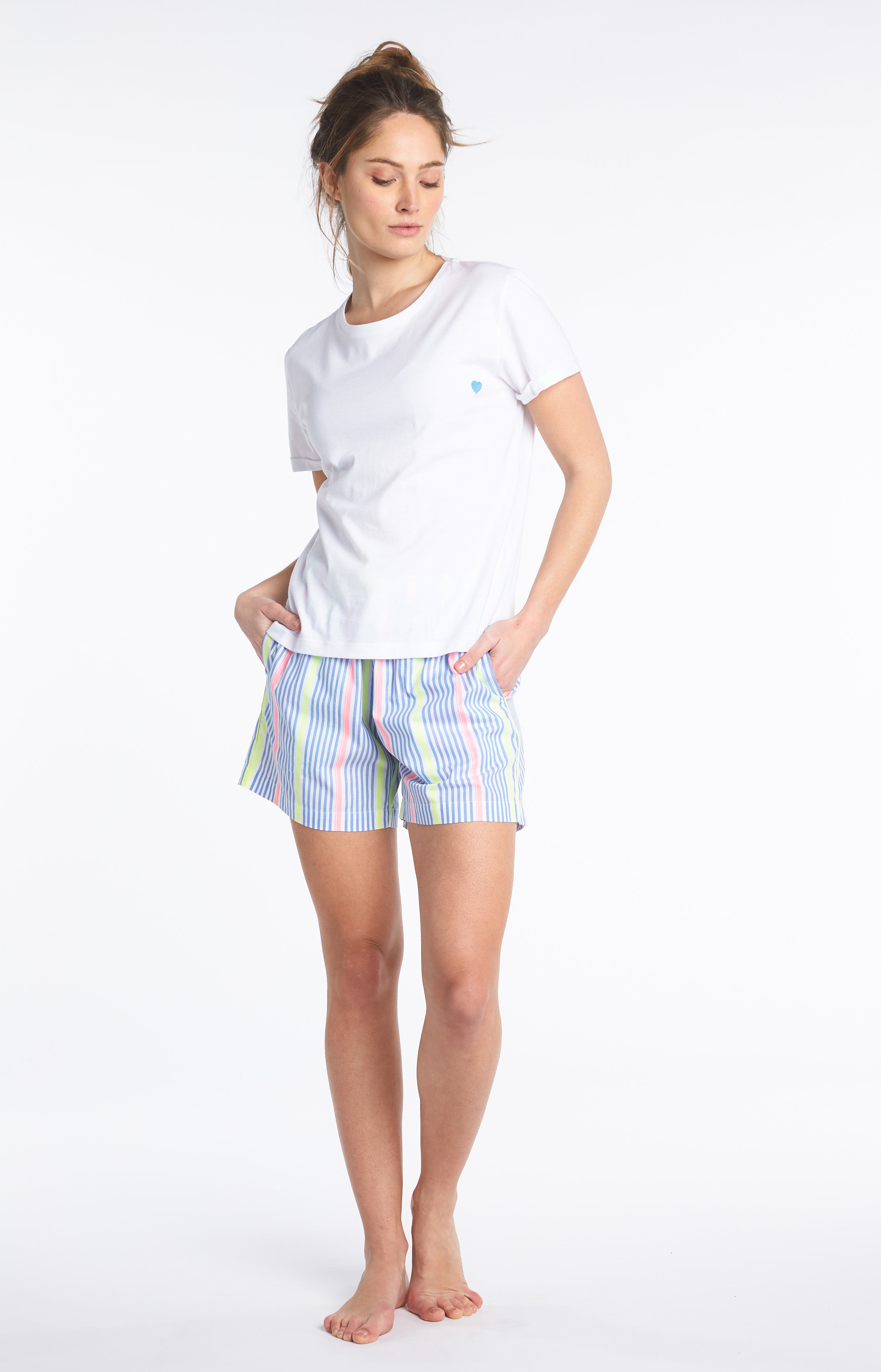 Short Femme Fluo Multicolore 7
