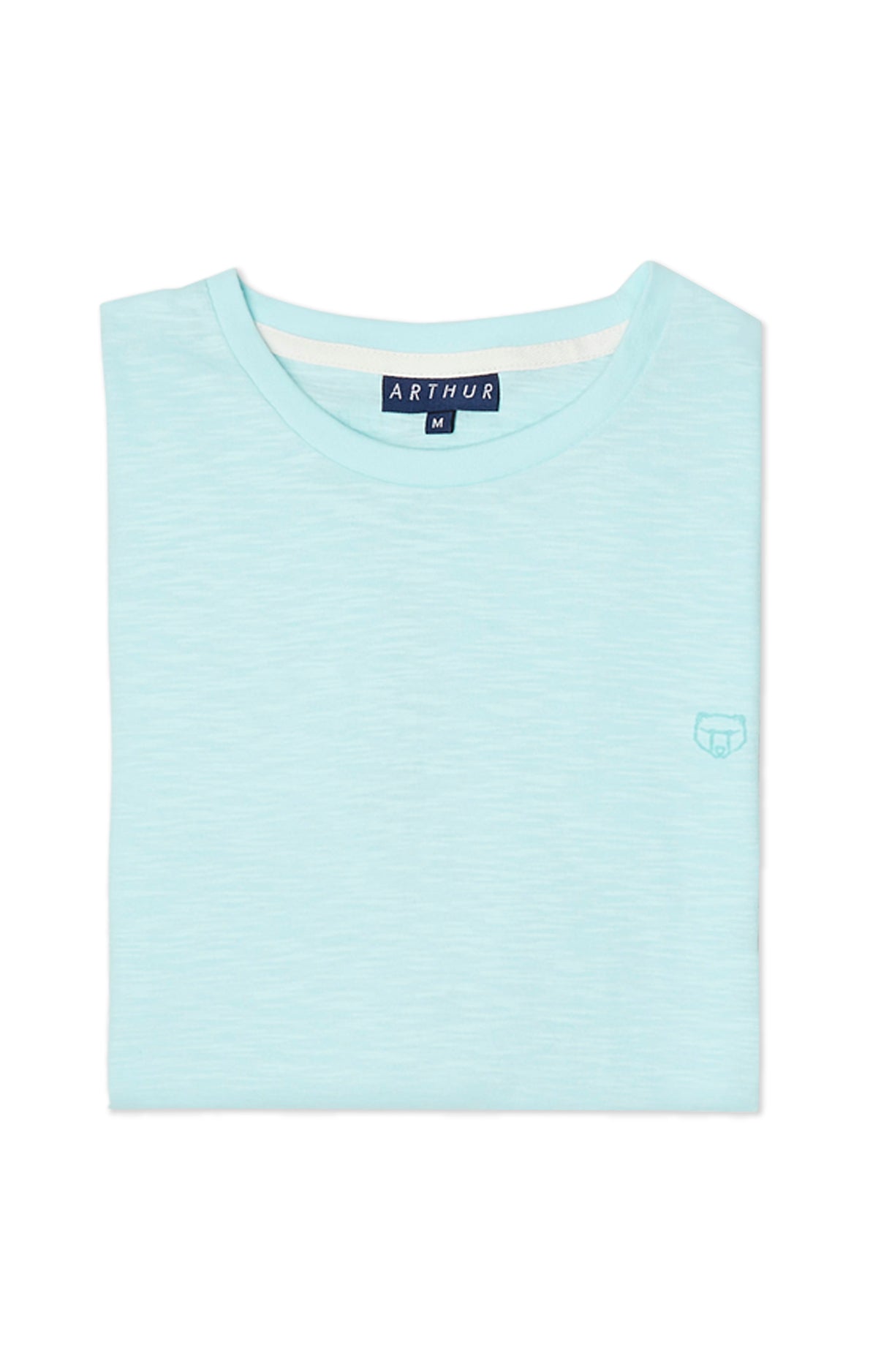Tee-shirt Homme uni Bleu 35