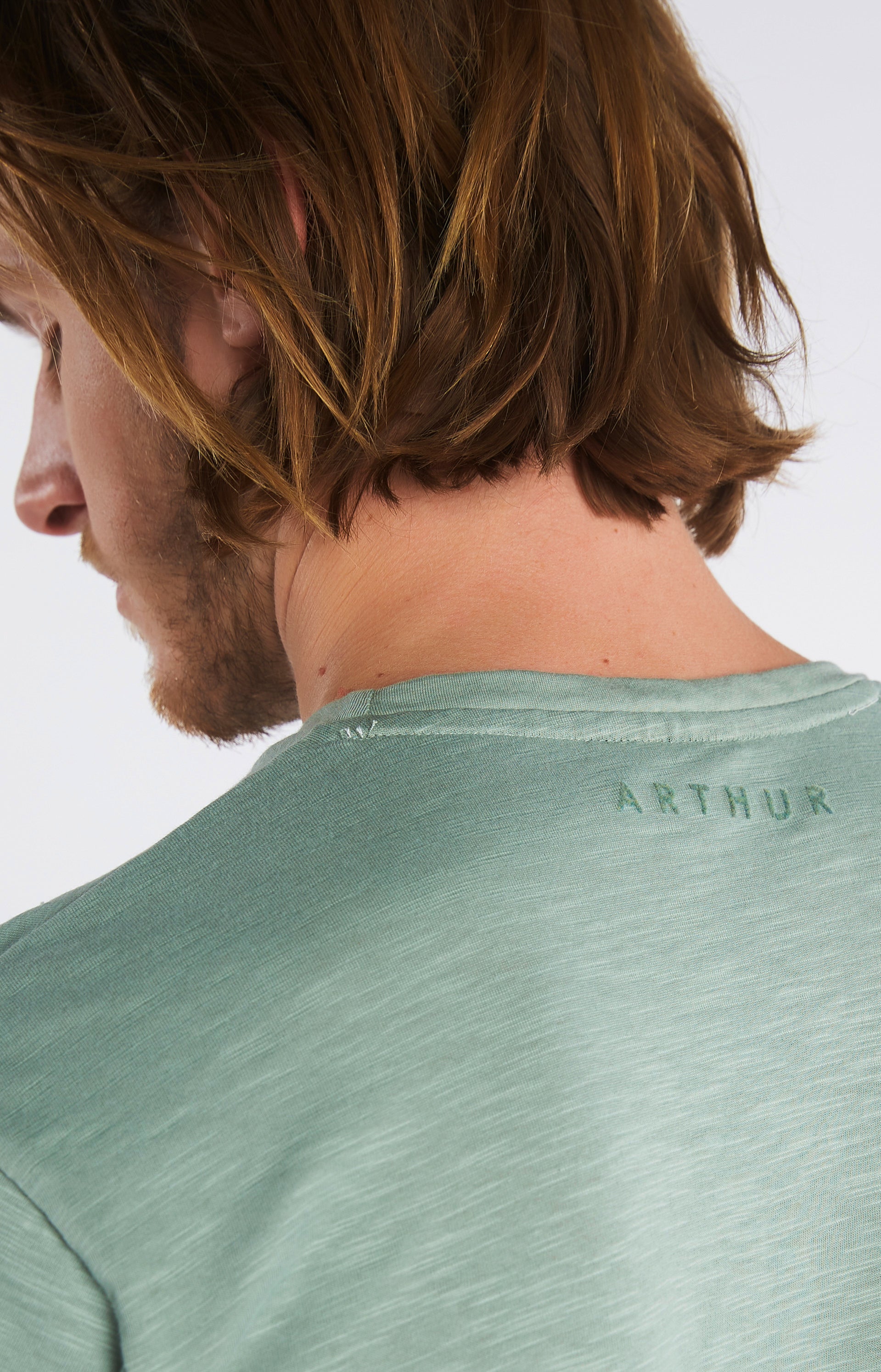 Tee-shirt Homme uni Vert 46