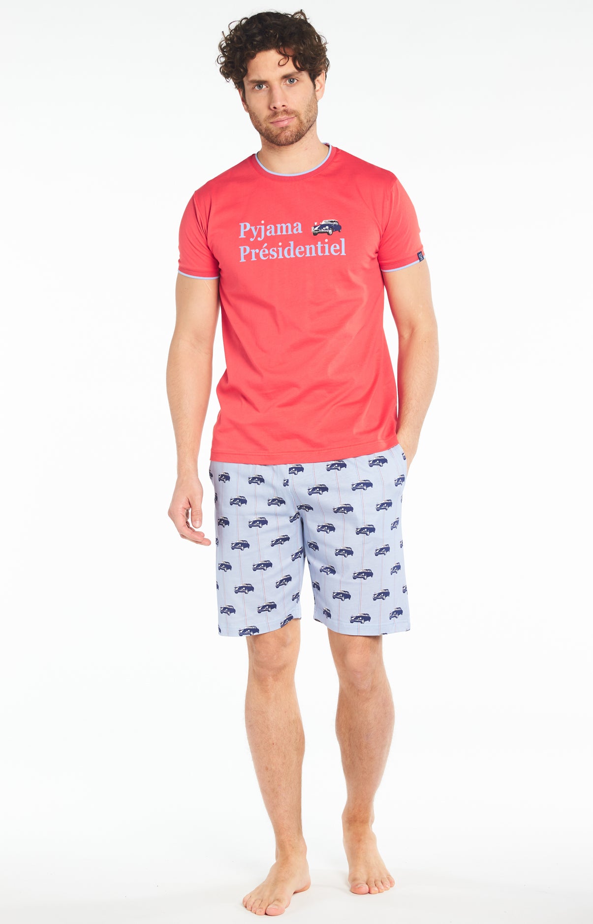 Pyjashort Homme Pyjama Présidentiel Bleu 1