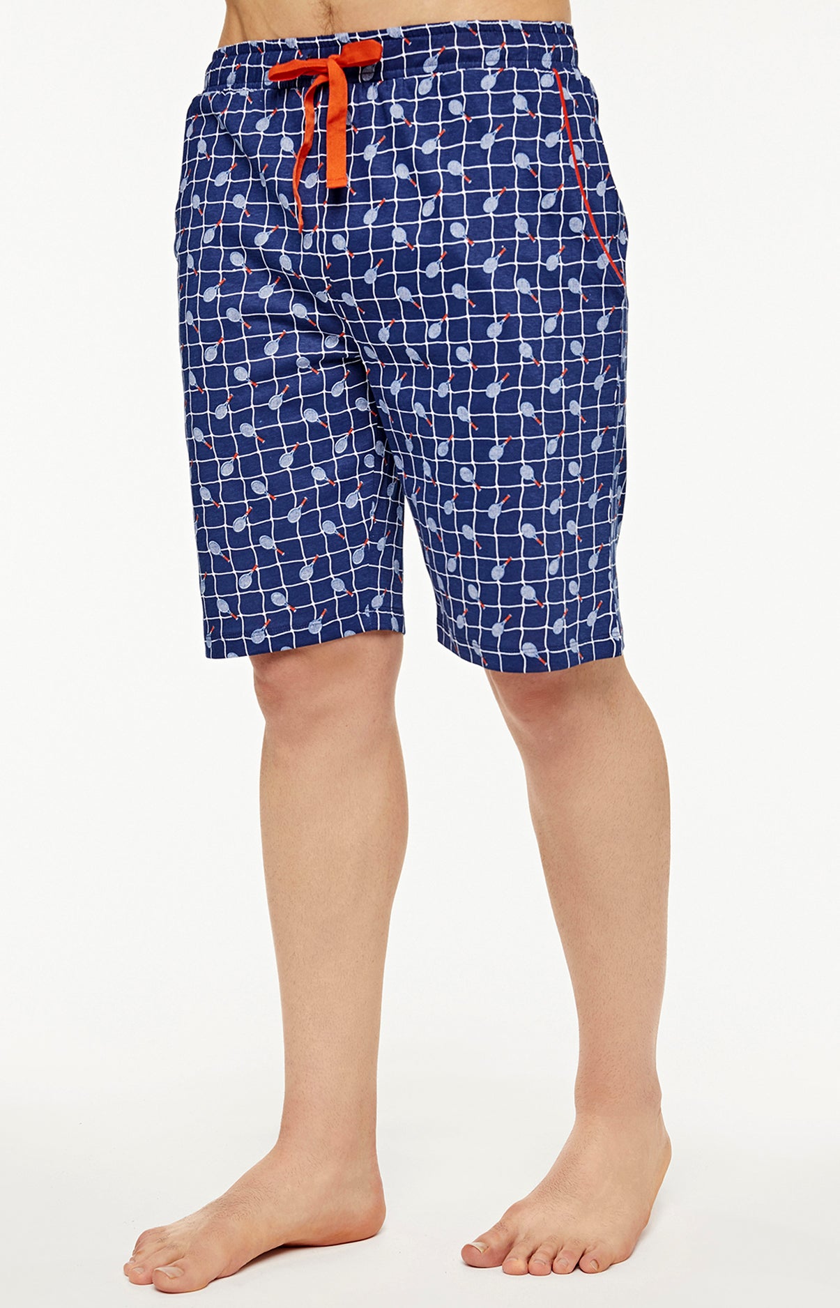 Pyjashort Homme Roland Garros Blanc et Ivoire 6