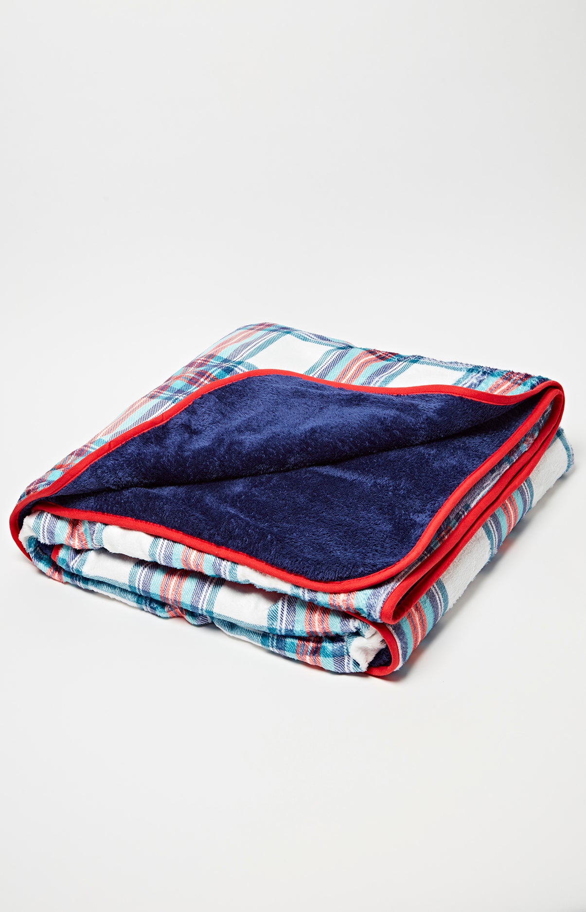 Plaid Accessoire Logan Blanc et Ivoire 1