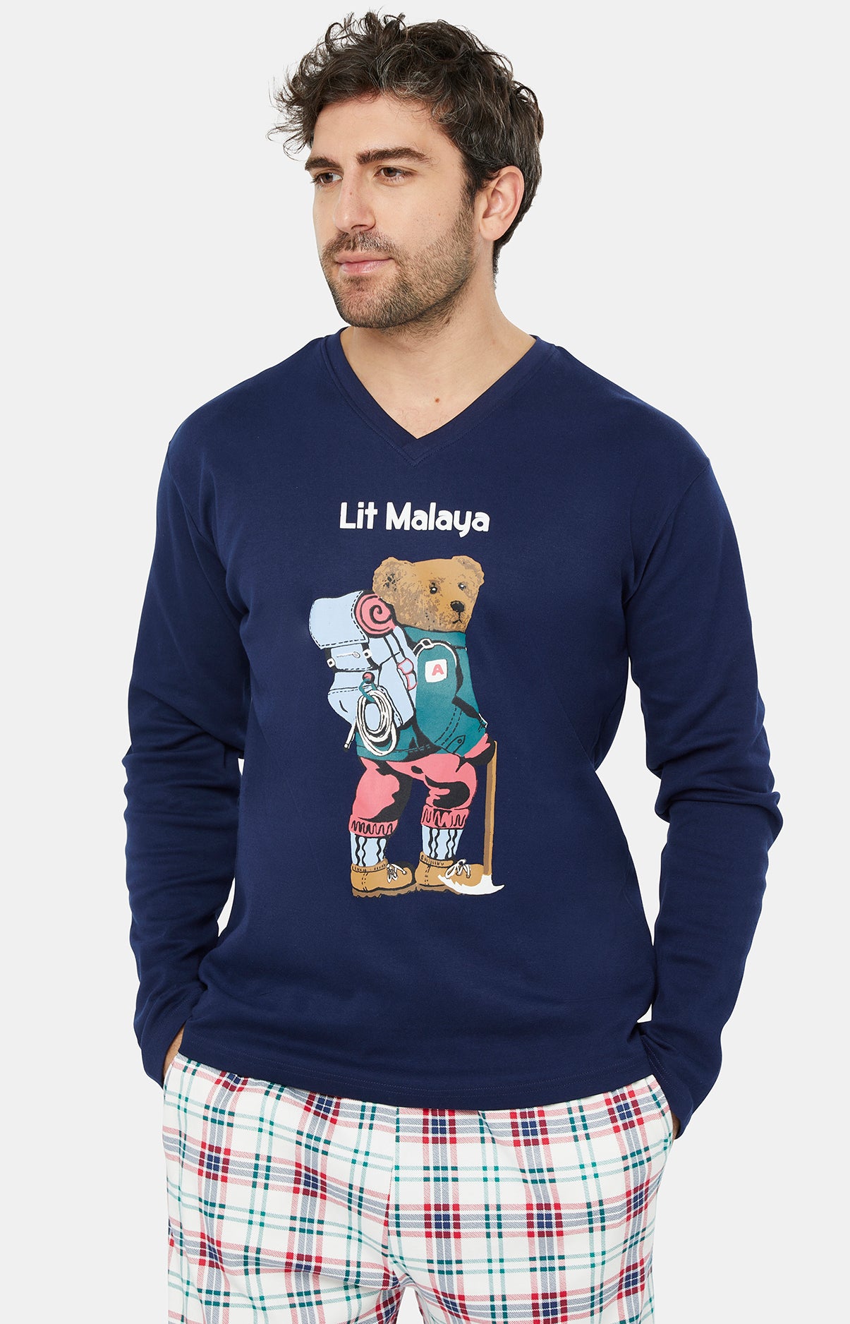 Pyjama long Homme Lit Malaya Marine 2