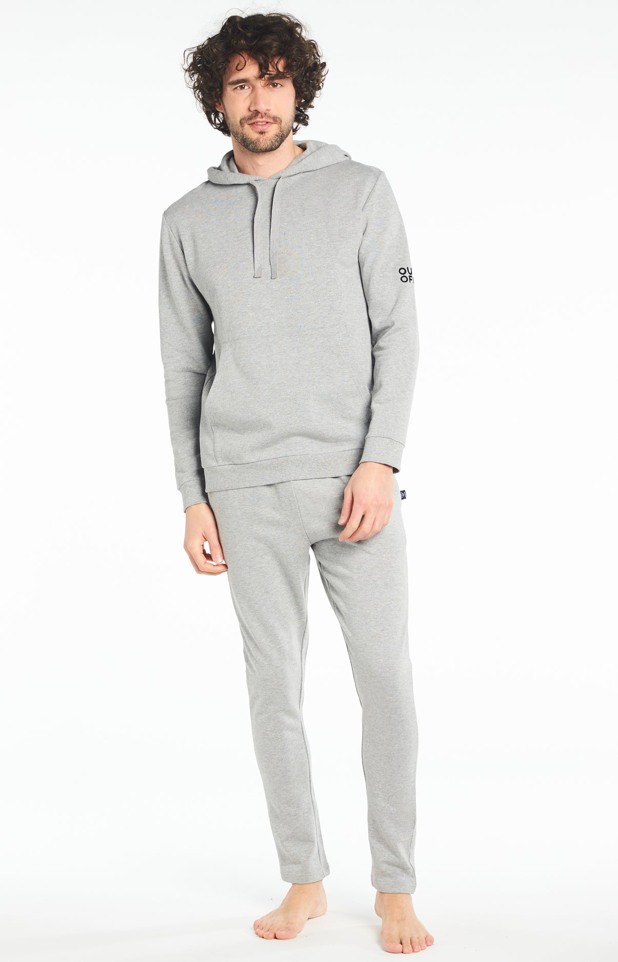 Sweat Homme Capuche Homme Gris 2