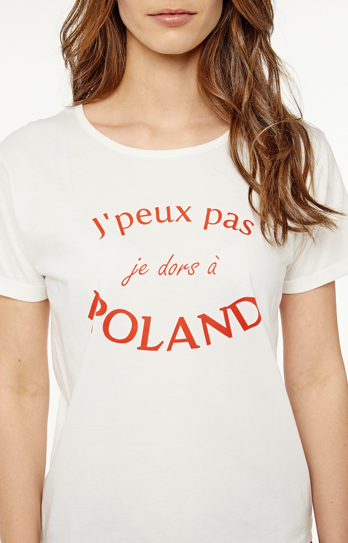 Pyjama court Femme Roland Garros Blanc et Ivoire 5