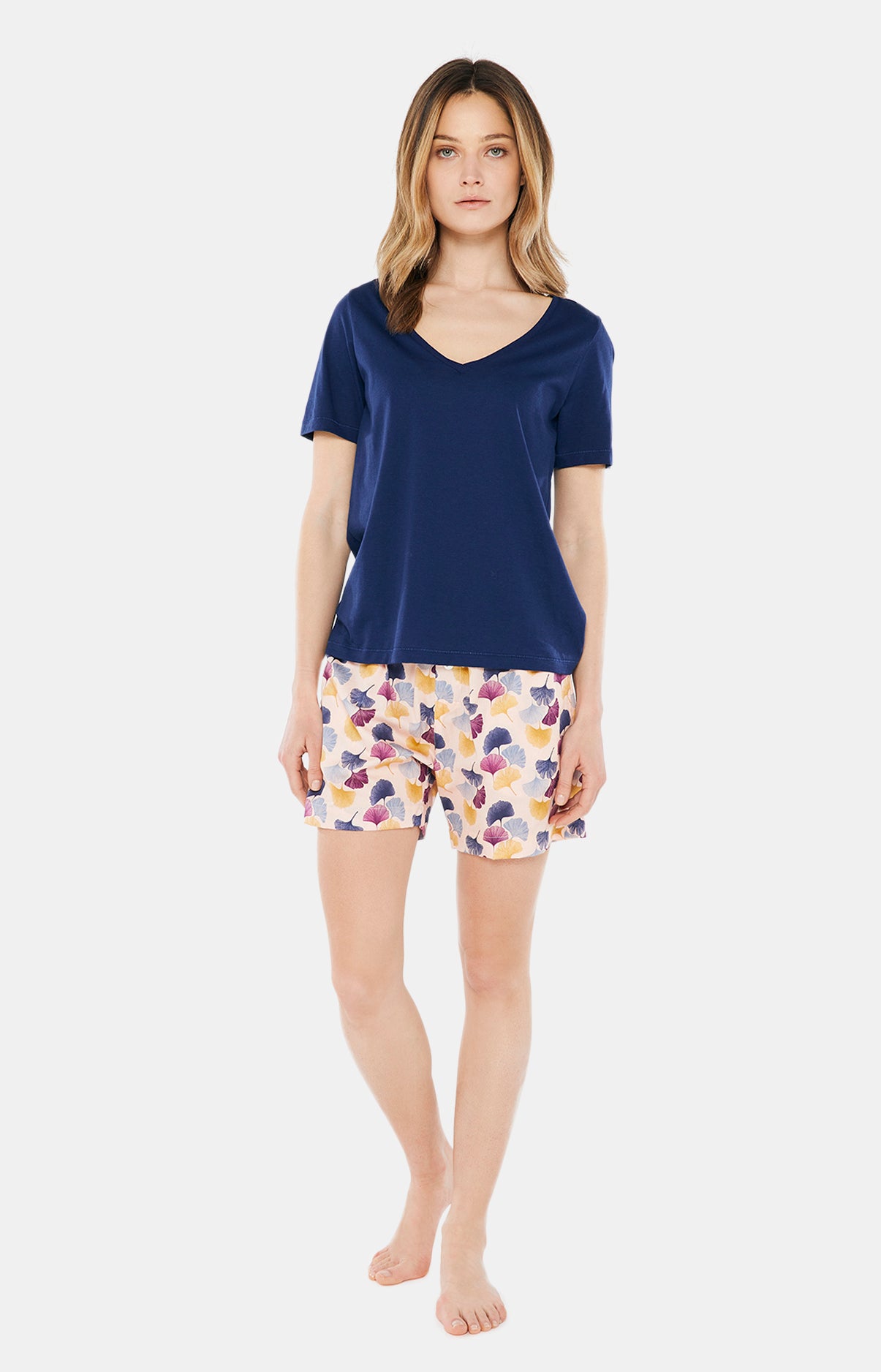 Tee-shirt Femme en coton pima Bleu 4
