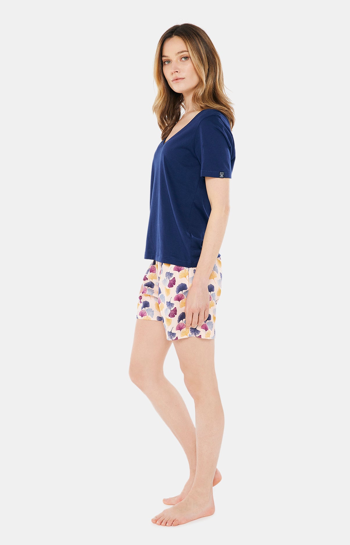Tee-shirt Femme en coton pima Bleu 5