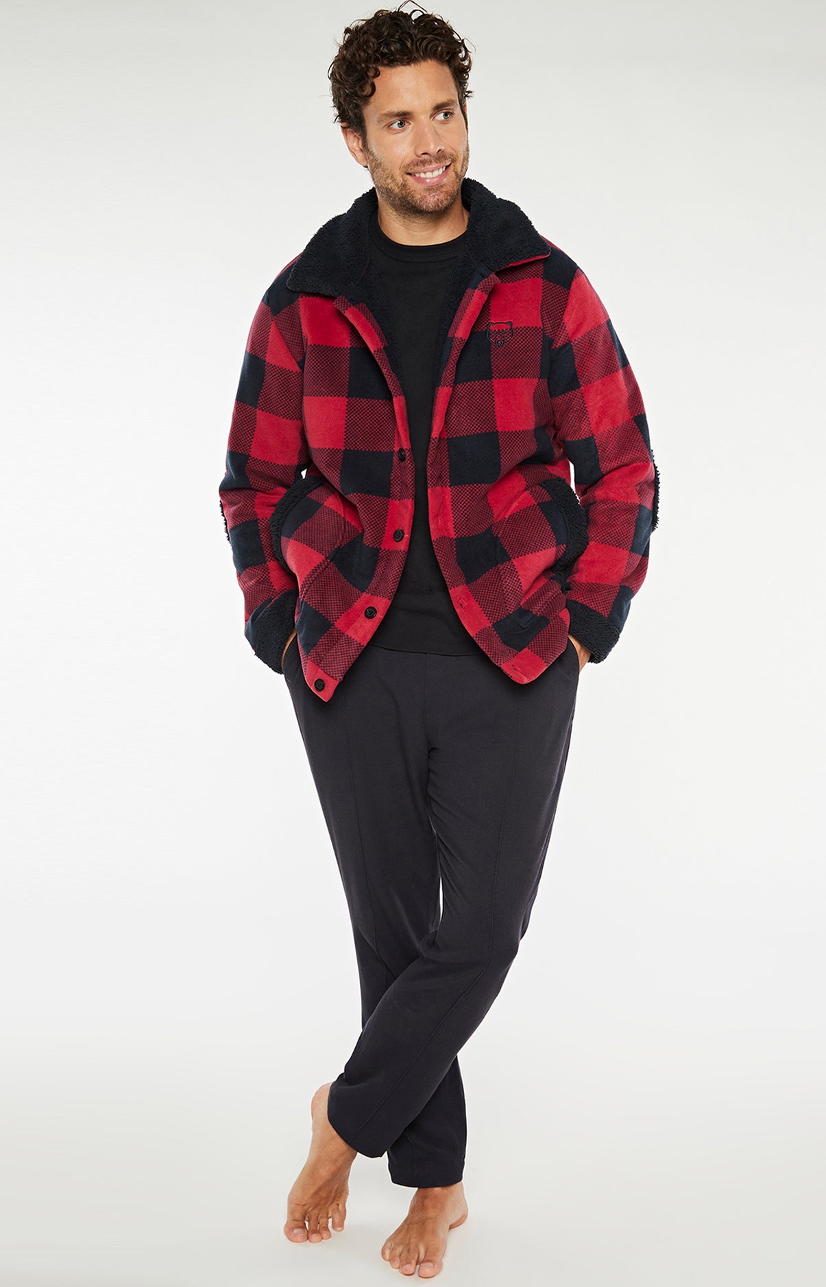 Veste Homme polaire Homme Megan Rouge 1