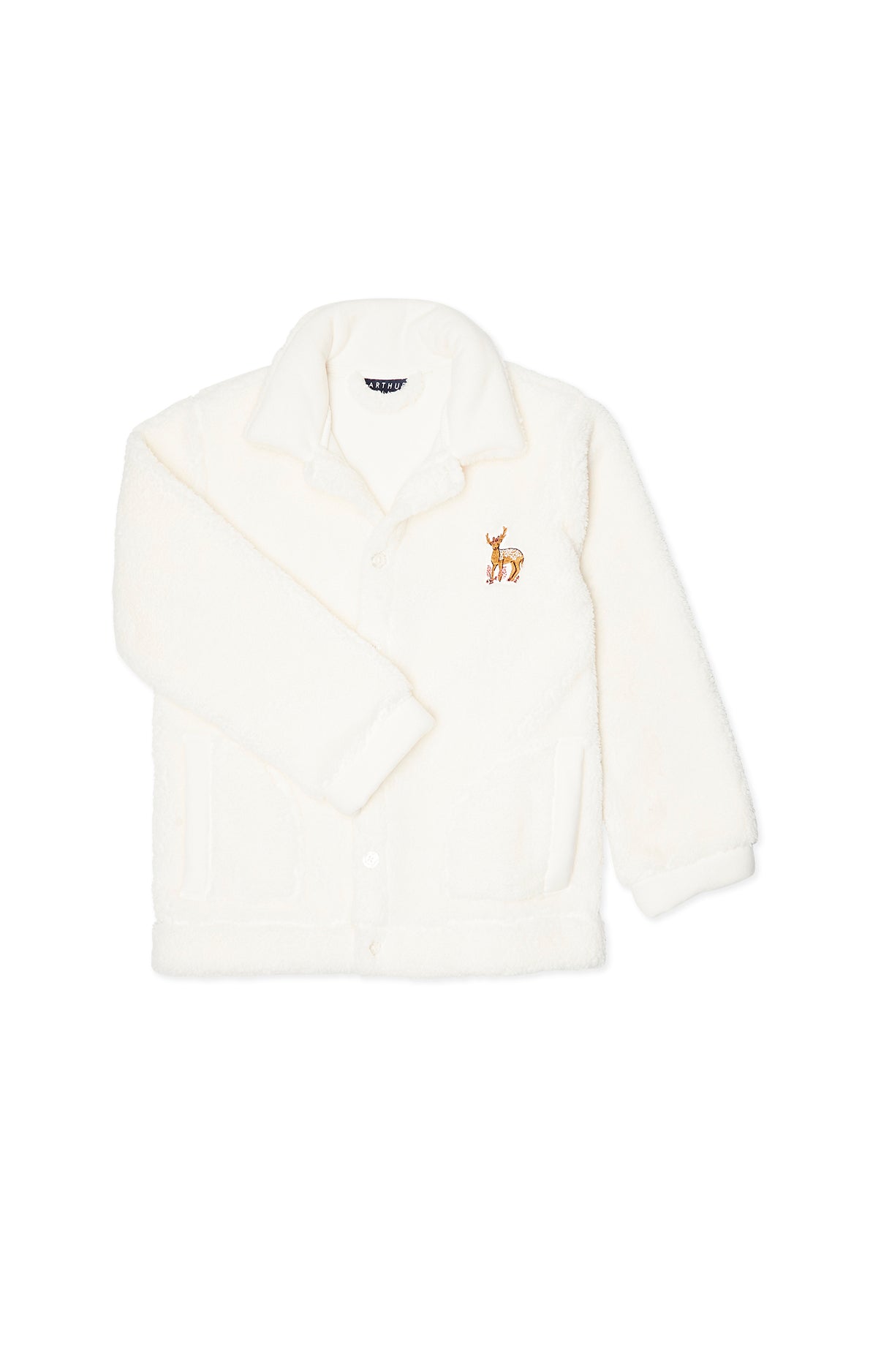 Veste Enfant Paon Blanc et Ivoire 3