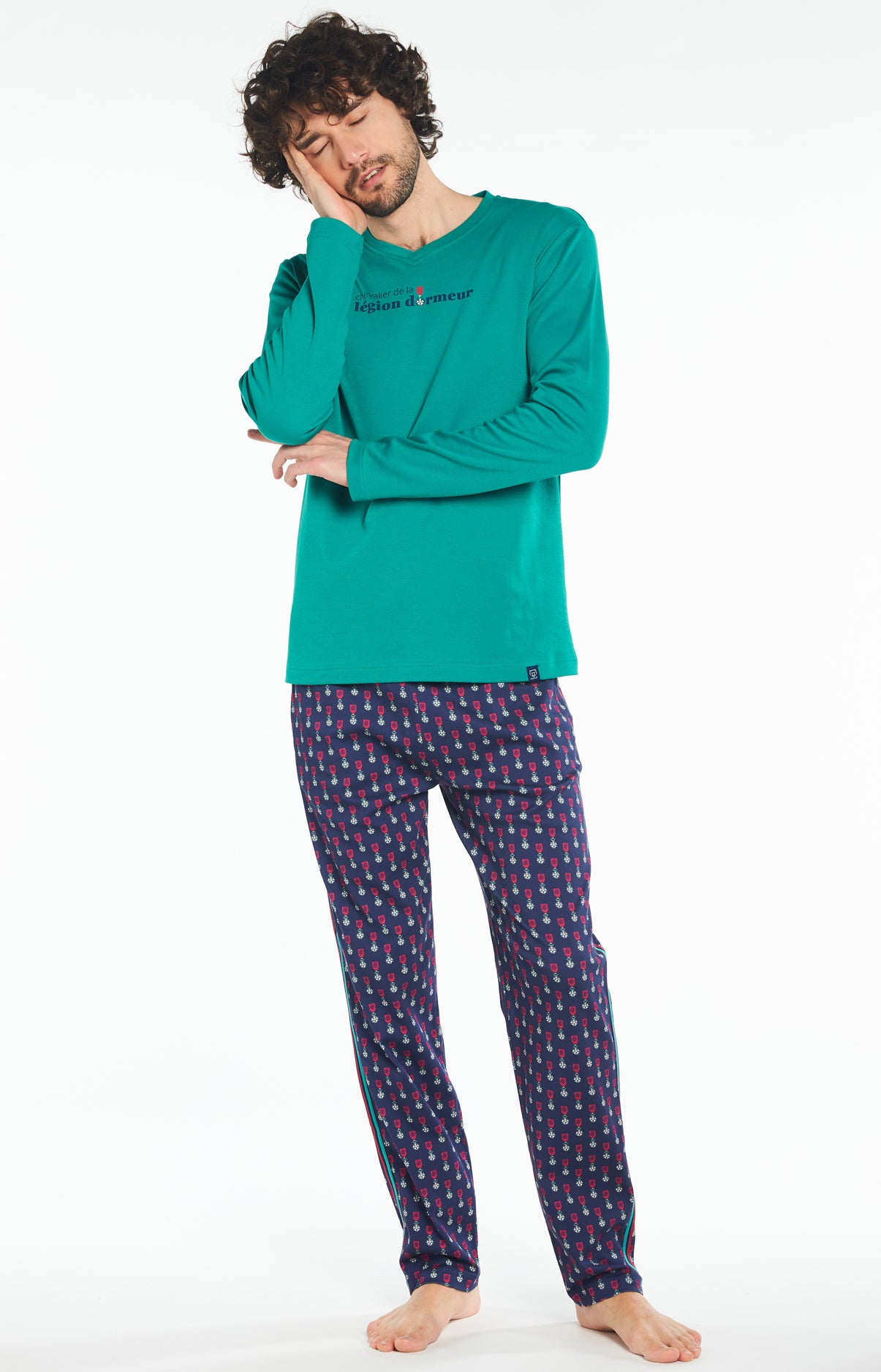 Pyjama long Homme Legion Dormeur Multicolore 3