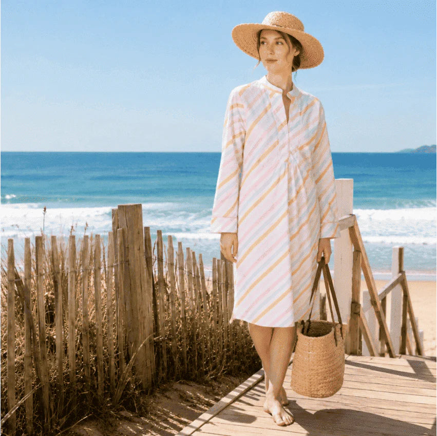 transformer sa chemise de nuit en robe de plage